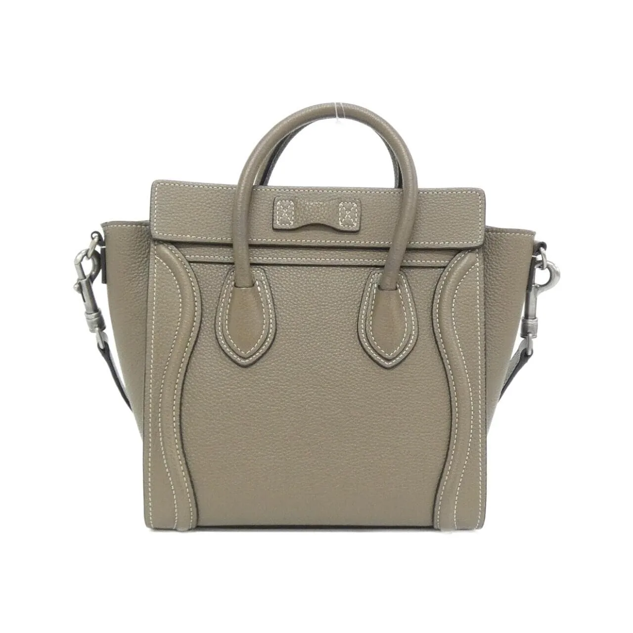 CELINE Luggage 189243DRU Handbag Black Rank A - Thumbnail 2