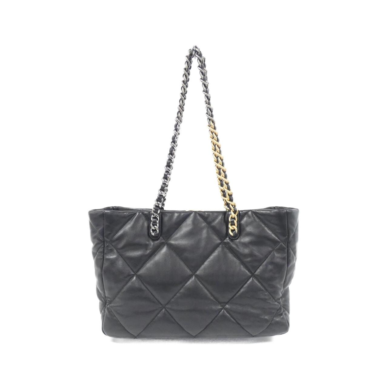 CHANEL Chanel 19 AS3660 Shoulder Bag Lambskin Black Lambskin Rank A - Thumbnail 2