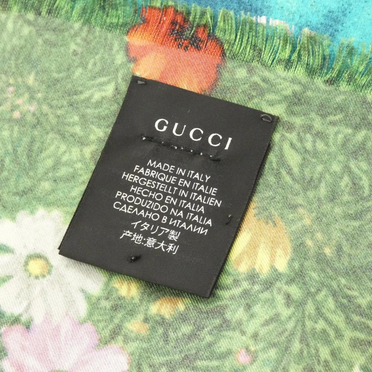 GUCCI 460282 Scarf Green Rank A - Thumbnail 3