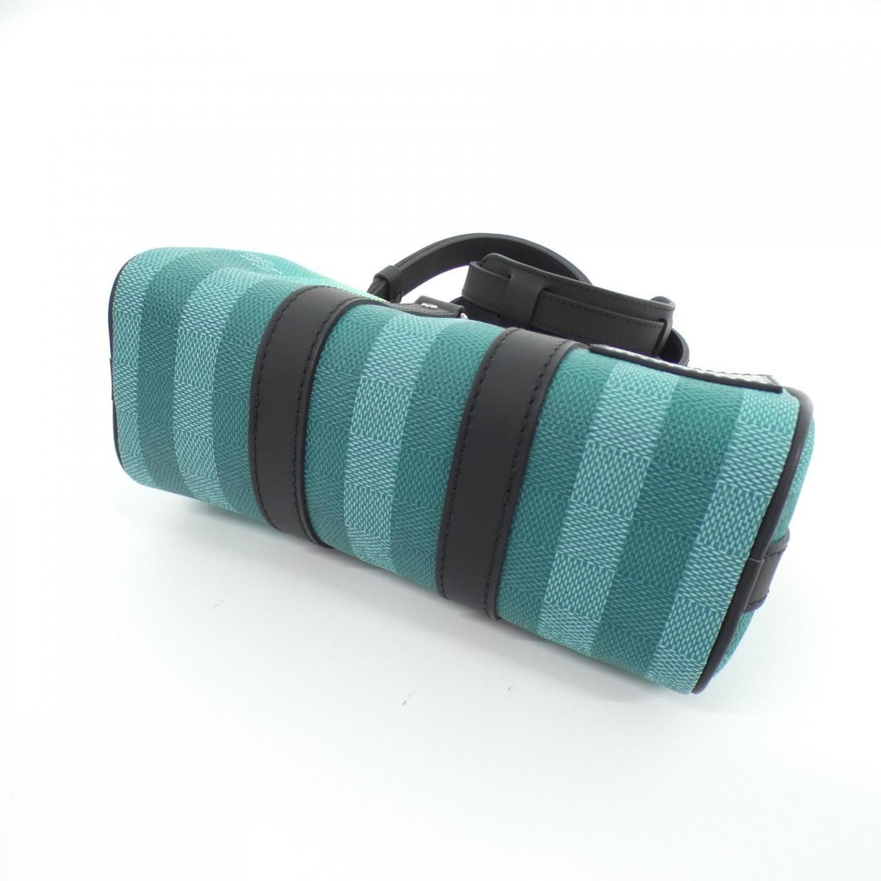 LOUIS VUITTON Keepall M59949 Boston Bag Damier 黑色 Damier 中古品A - 縮圖 3