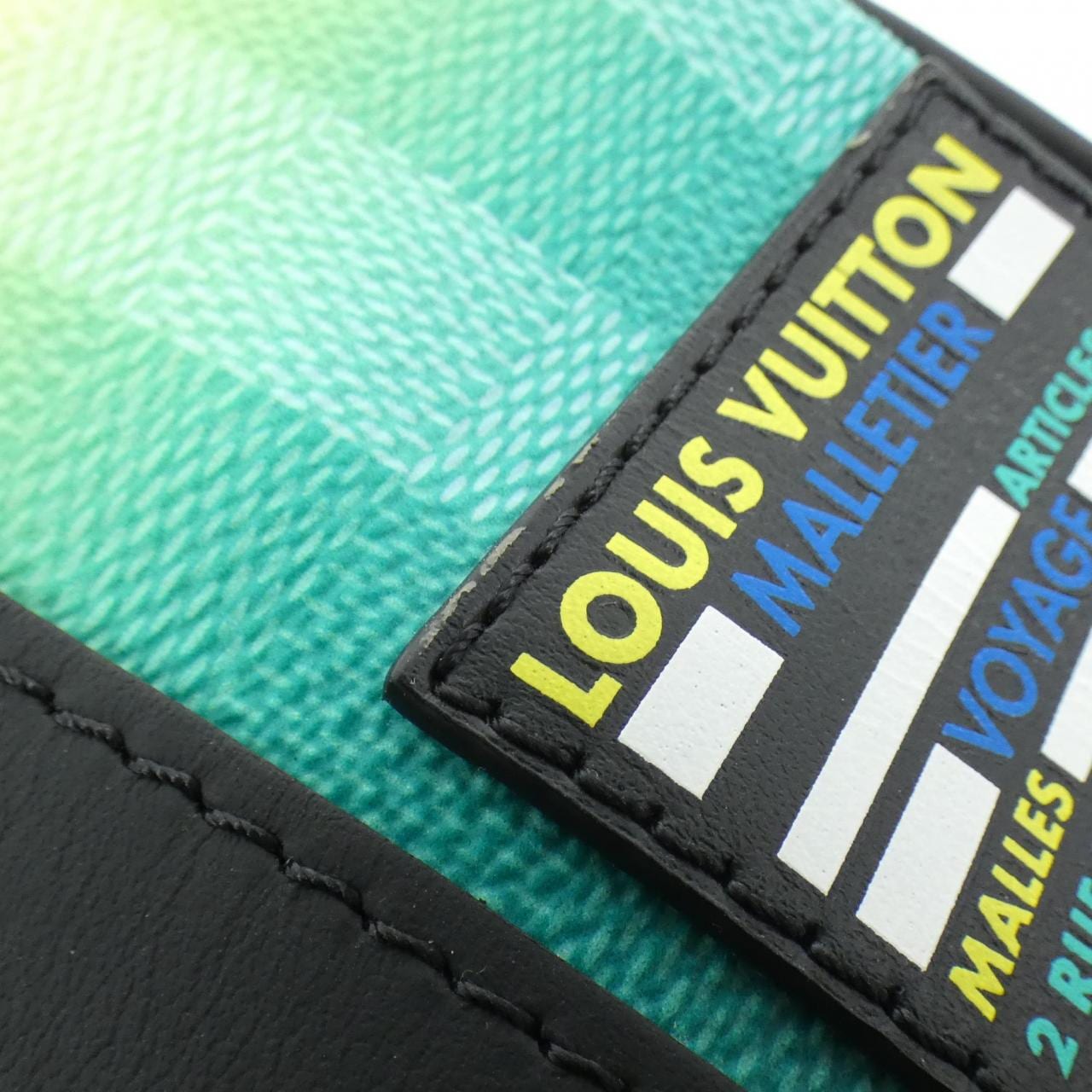 LOUIS VUITTON Keepall M59949 Boston Bag Damier 黑色 Damier 中古品A - 縮圖 4