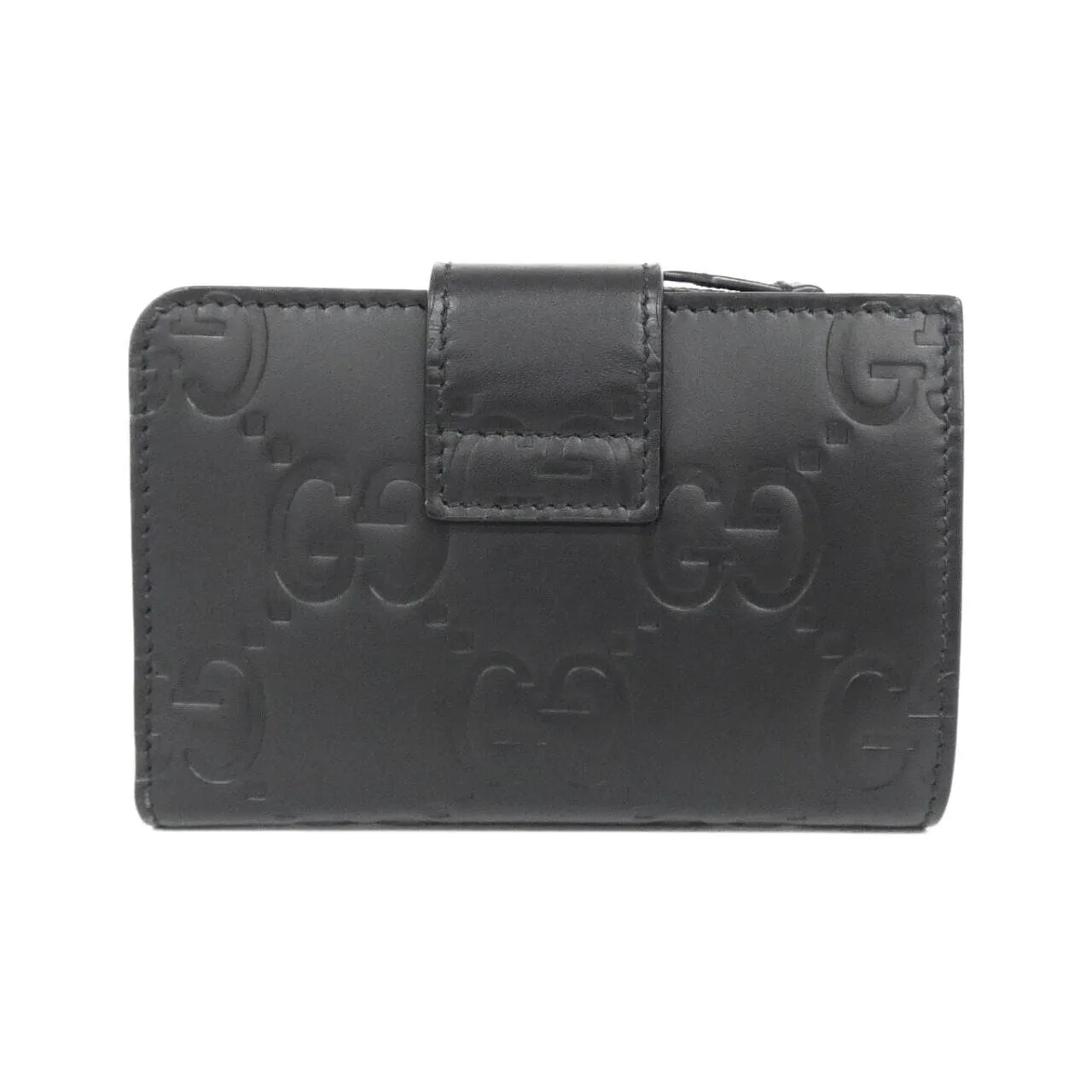 GUCCI 790131 AADLO Wallet Leather Black Leather Rank A - Thumbnail 2