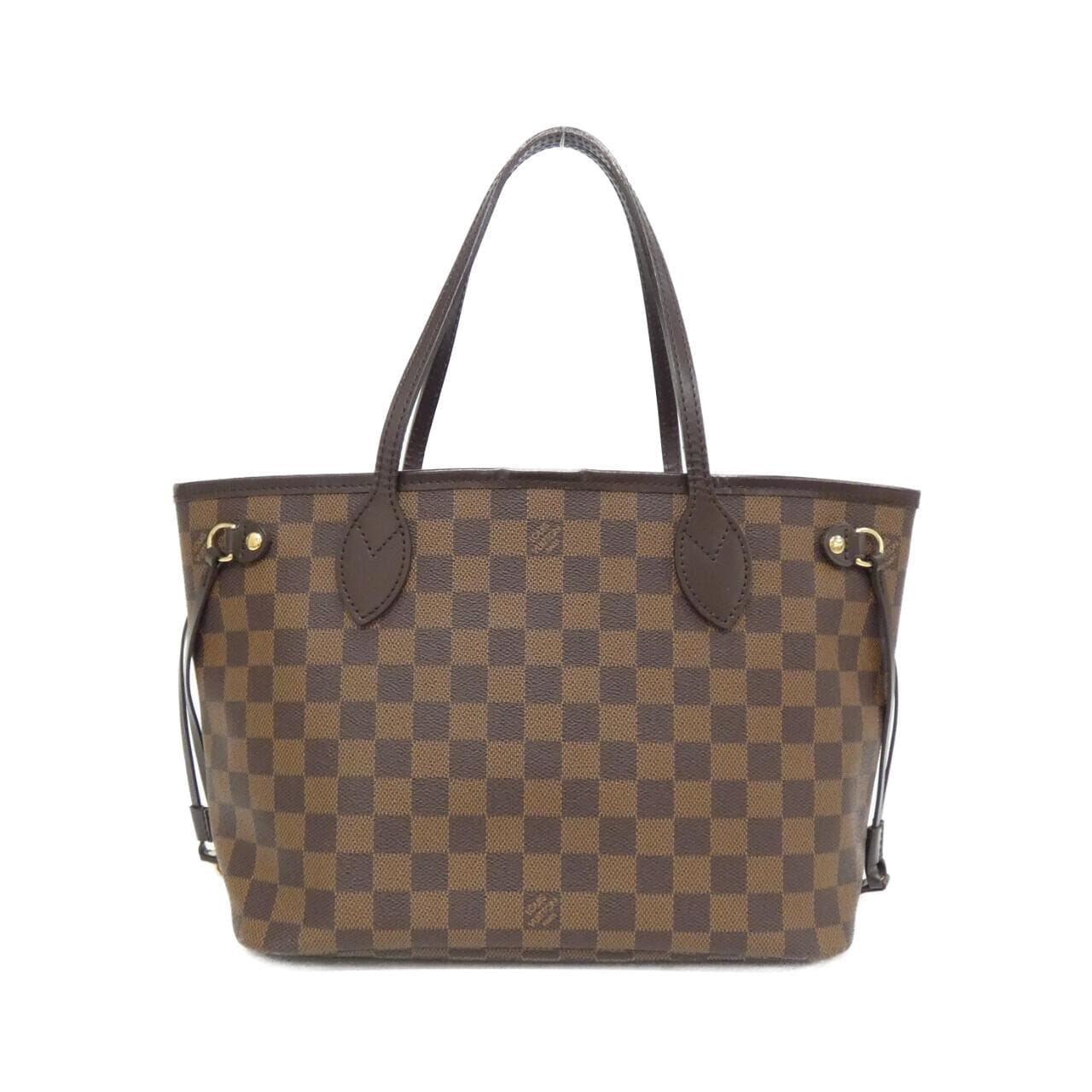 LOUIS VUITTON Neverfull N51109 Tote Damier Black