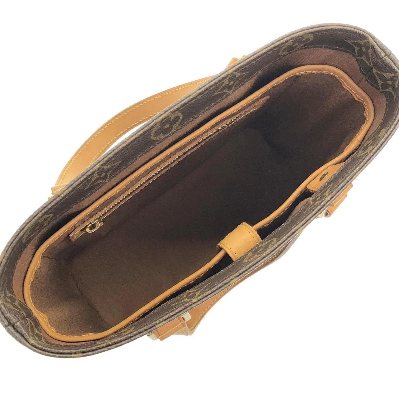 LOUIS VUITTON M51172 Handbag Monogram 黑色 Monogram 中古品A - 縮圖 4