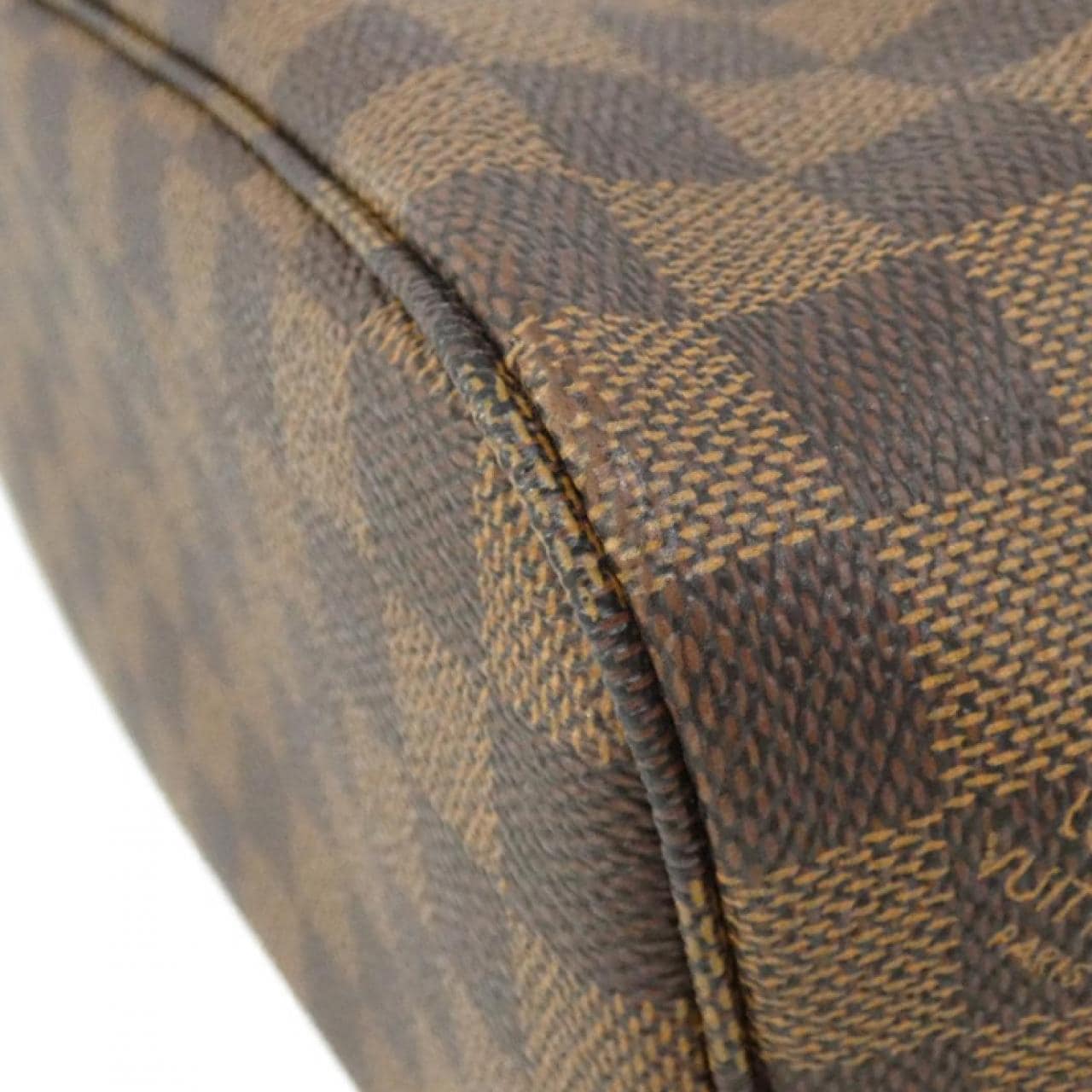 LOUIS VUITTON Neverfull N51109 Bag Damier 黑色 Damier 中古品A - 縮圖 2