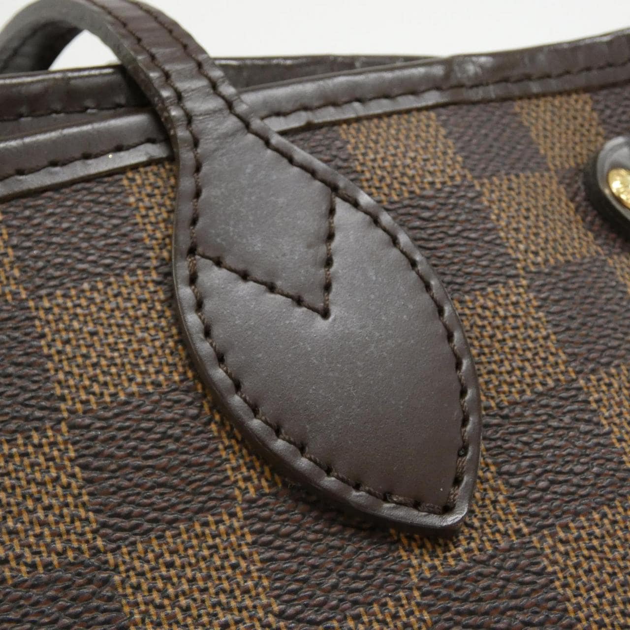 LOUIS VUITTON Neverfull N51109 Bag Damier 黑色 Damier 中古品A - 縮圖 4