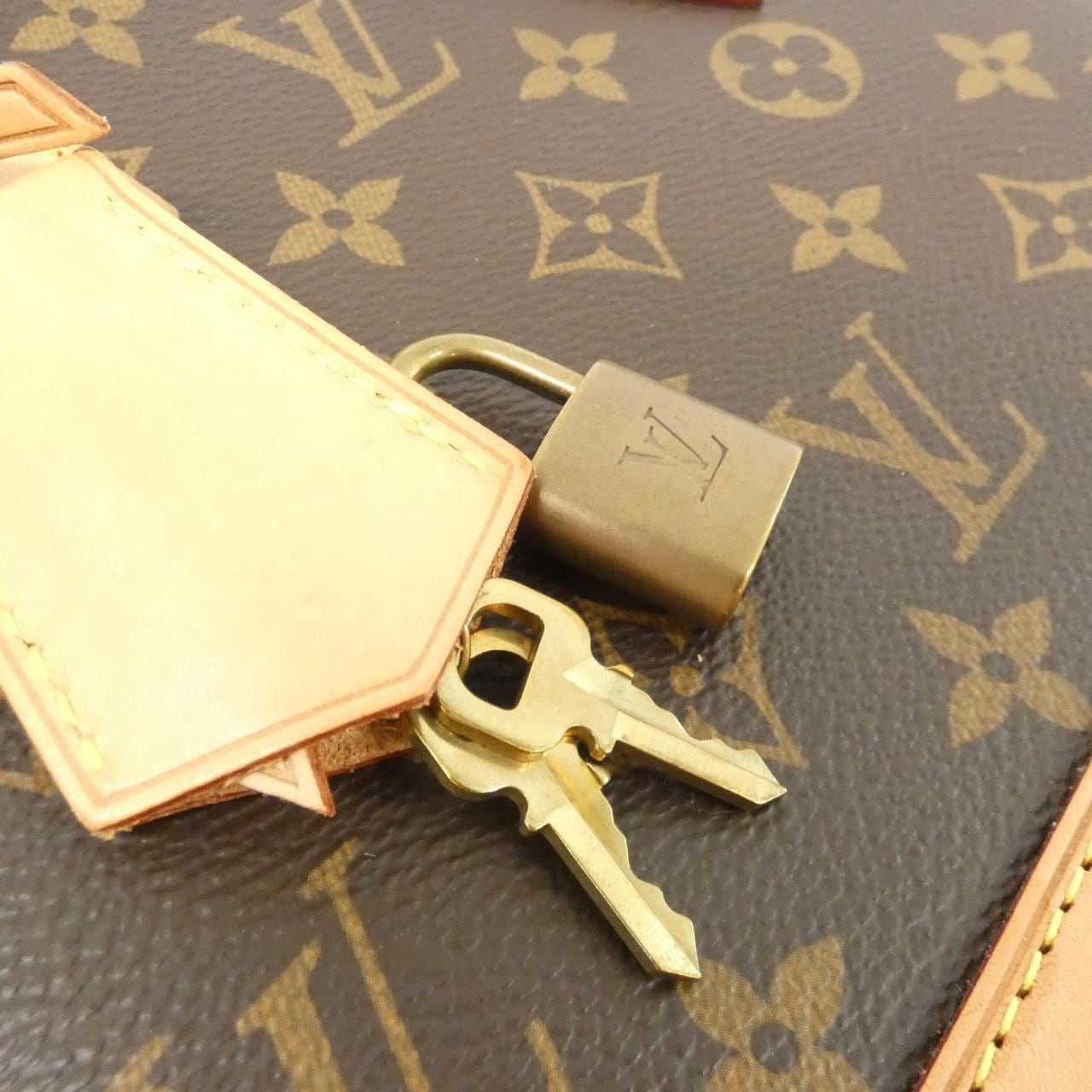 LOUIS VUITTON Alma M53152 Bag Monogram 黑色 Monogram 中古品A - 縮圖 3