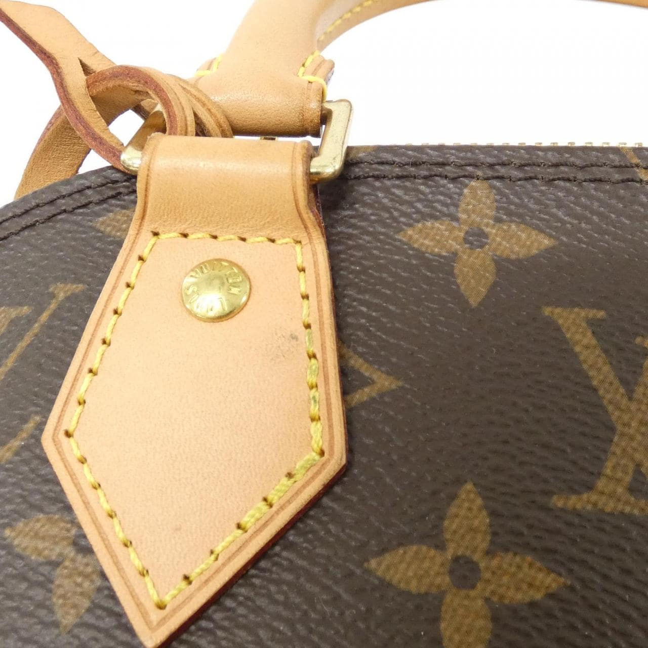LOUIS VUITTON Alma M53152 Bag Monogram 黑色 Monogram 中古品A - 縮圖 4