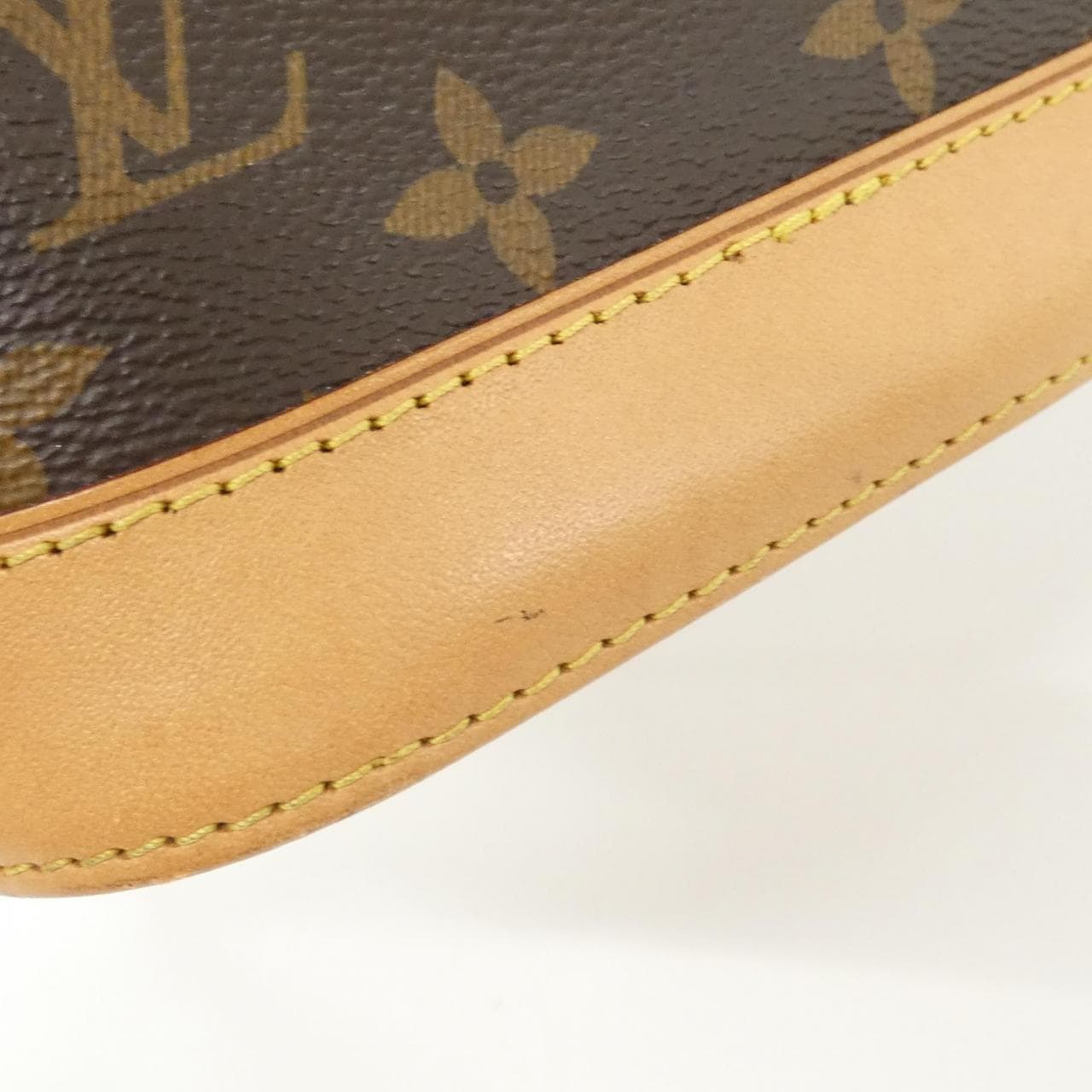 LOUIS VUITTON Alma M53152 Bag Monogram 黑色 Monogram 中古品A - 縮圖 6