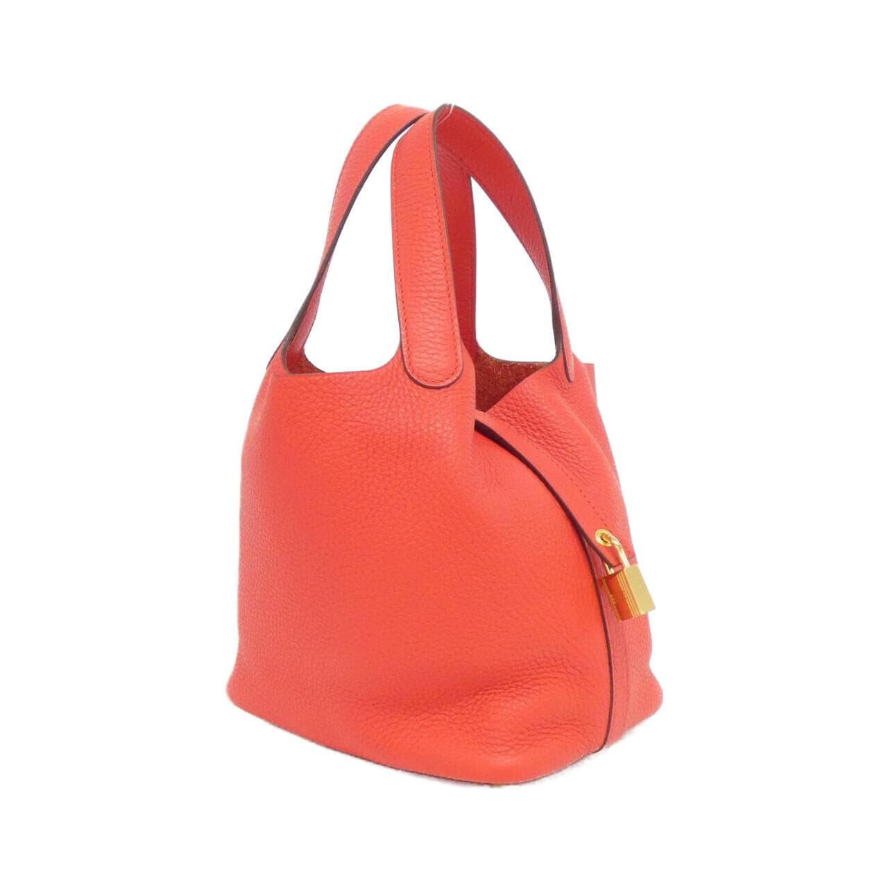 HERMES HERMÈS Picotin 056289CC Bag Clemence Rouge
