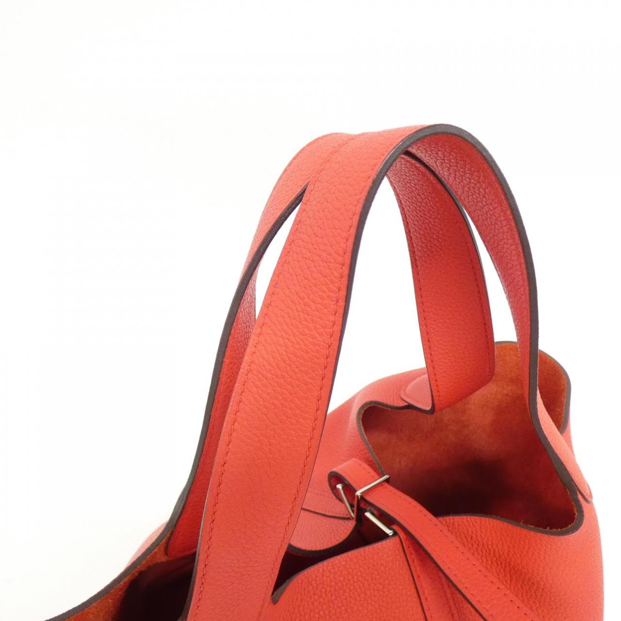 HERMES HERMÈS Picotin 073598CK Bag Rouge - Thumbnail 3