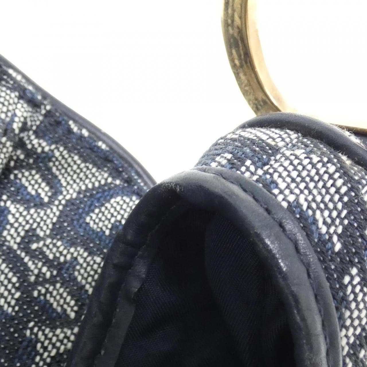 DIOR Saddle SLO44001 Shoulder Bag Canvas Blue Canvas Rank A - Thumbnail 9