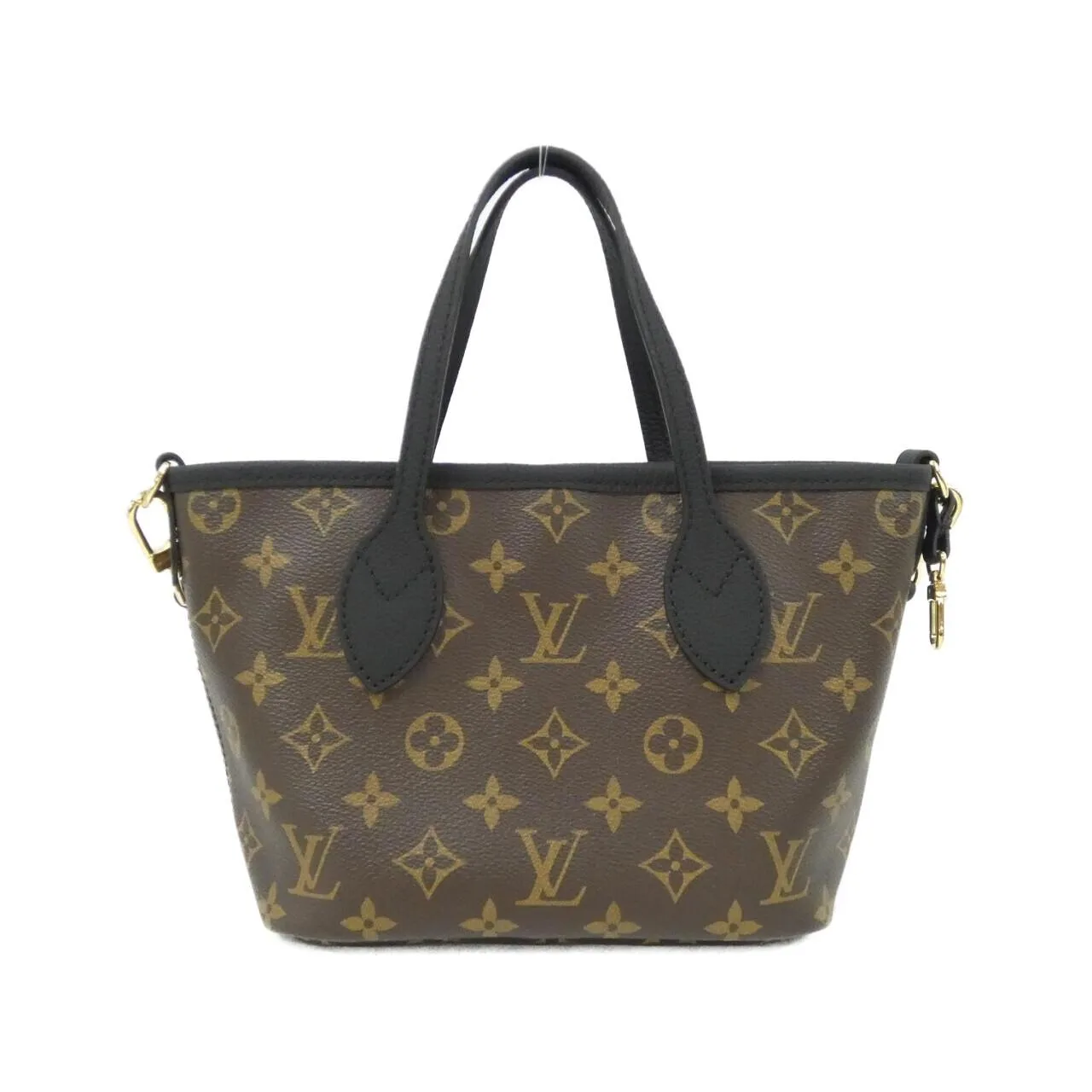 LOUIS VUITTON Neverfull M28347 Tote Monogram 黑色 Monogram 中古品A - 縮圖 2