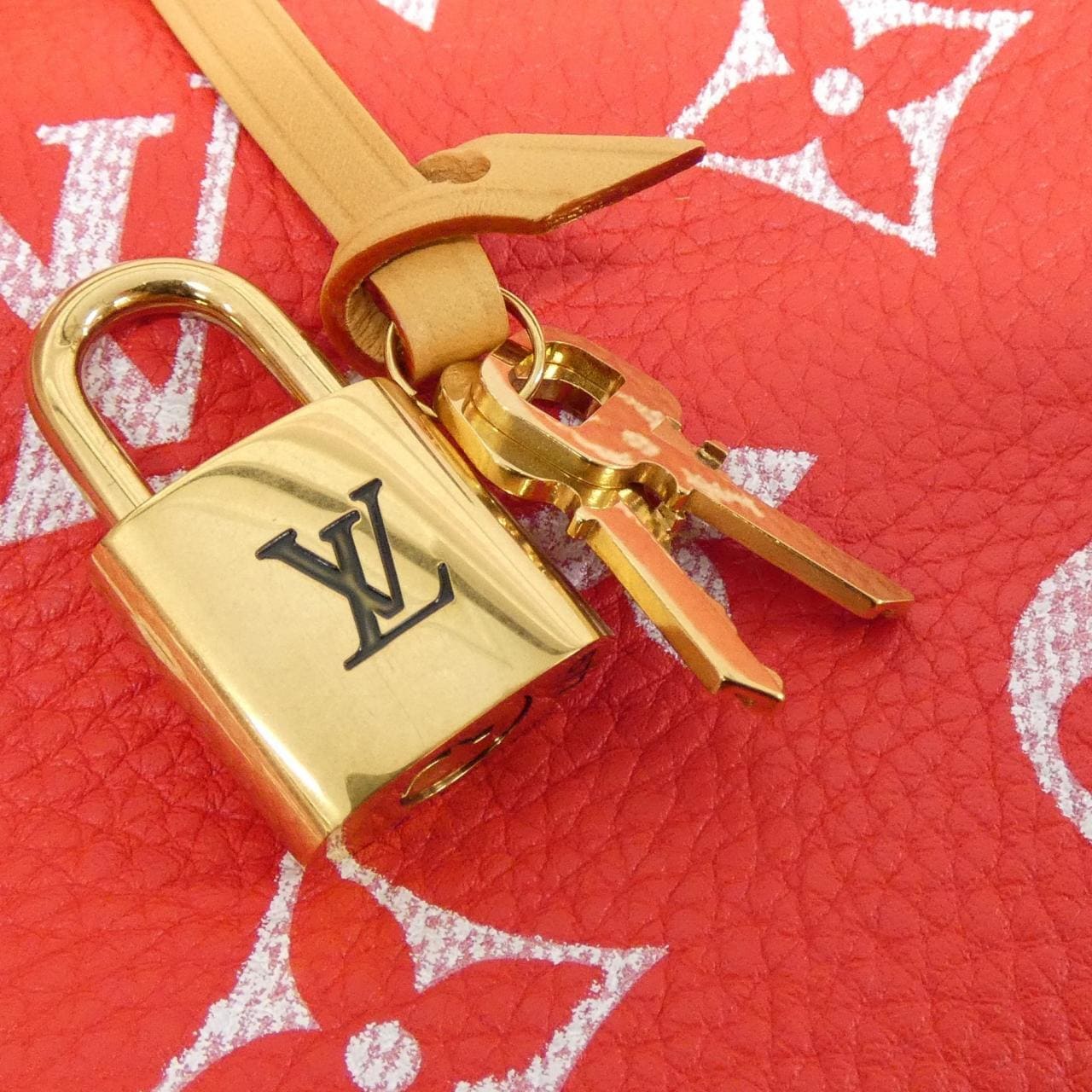 LOUIS VUITTON Speedy M24420 Boston Bag Monogram Rouge Monogram Rank A - Thumbnail 3
