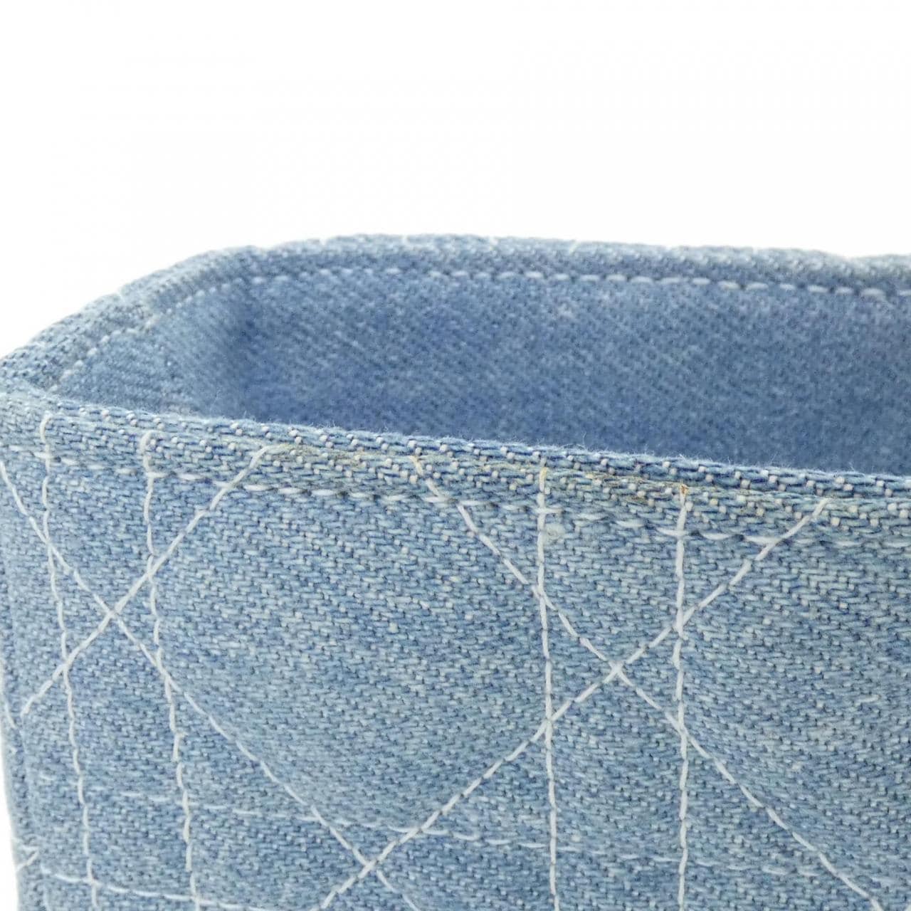 DIOR Lady Dior CAJ44561 Bag Canvas 藍色 帆布 中古品A - 縮圖 5