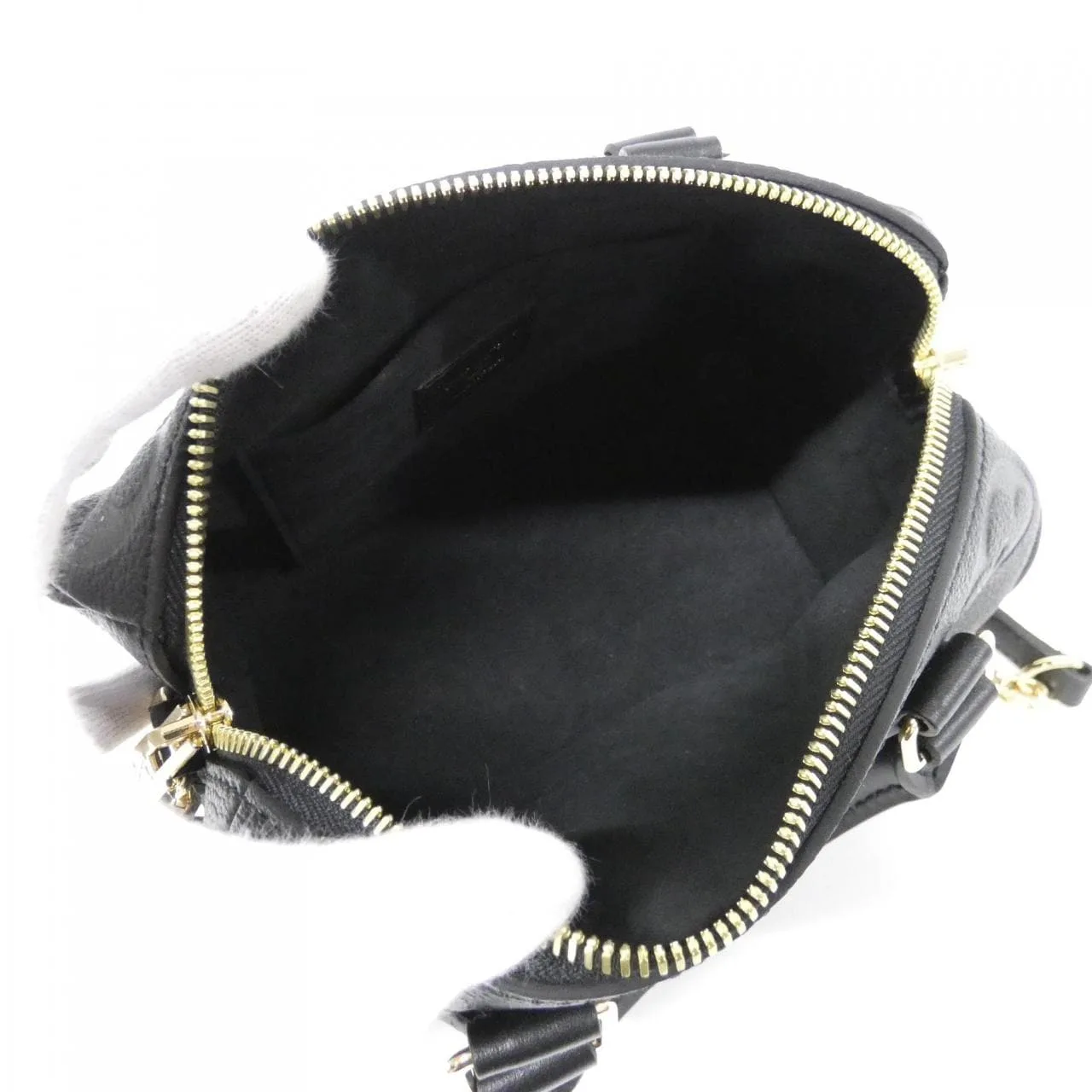 LOUIS VUITTON Speedy M58953 Boston Monogram 黑色 Monogram 中古品A - 縮圖 5