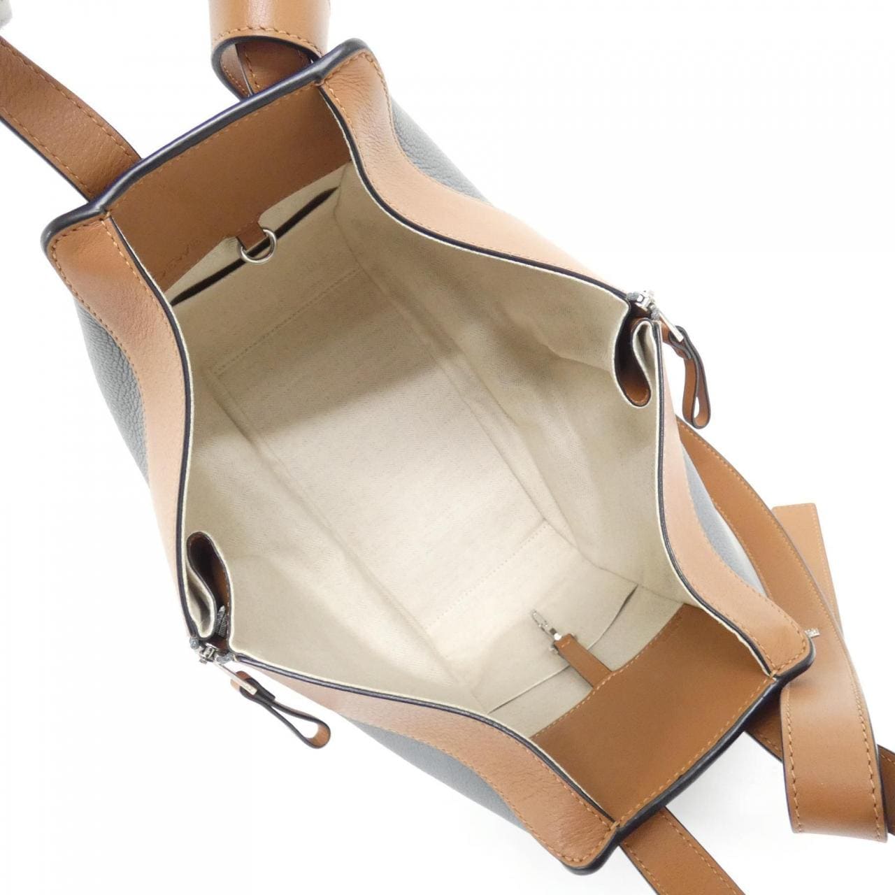 LOEWE Hammock 387 12PS35 Shoulder Bag Black Rank A - Thumbnail 9