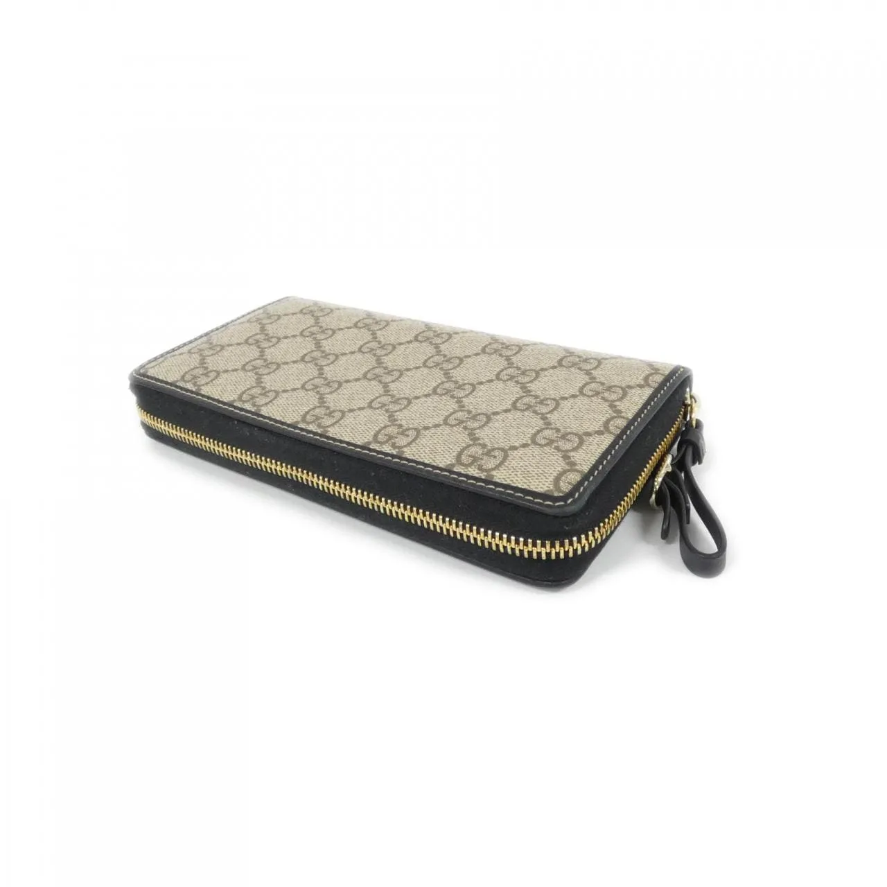 GUCCI 819122 FAD6L Wallet Canvas 黑色 帆布 中古品A - 縮圖 2