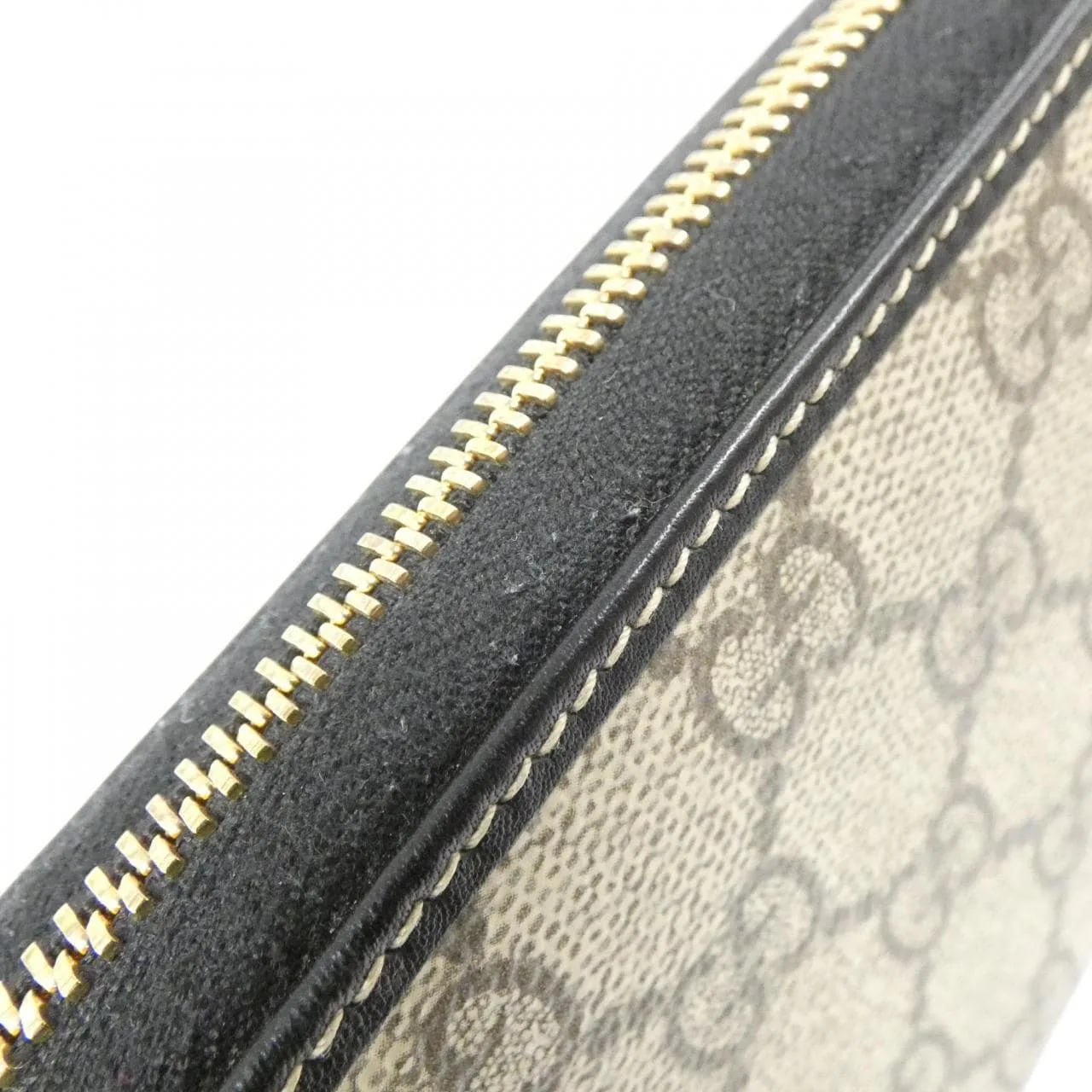 GUCCI 819122 FAD6L Wallet Canvas 黑色 帆布 中古品A - 縮圖 4