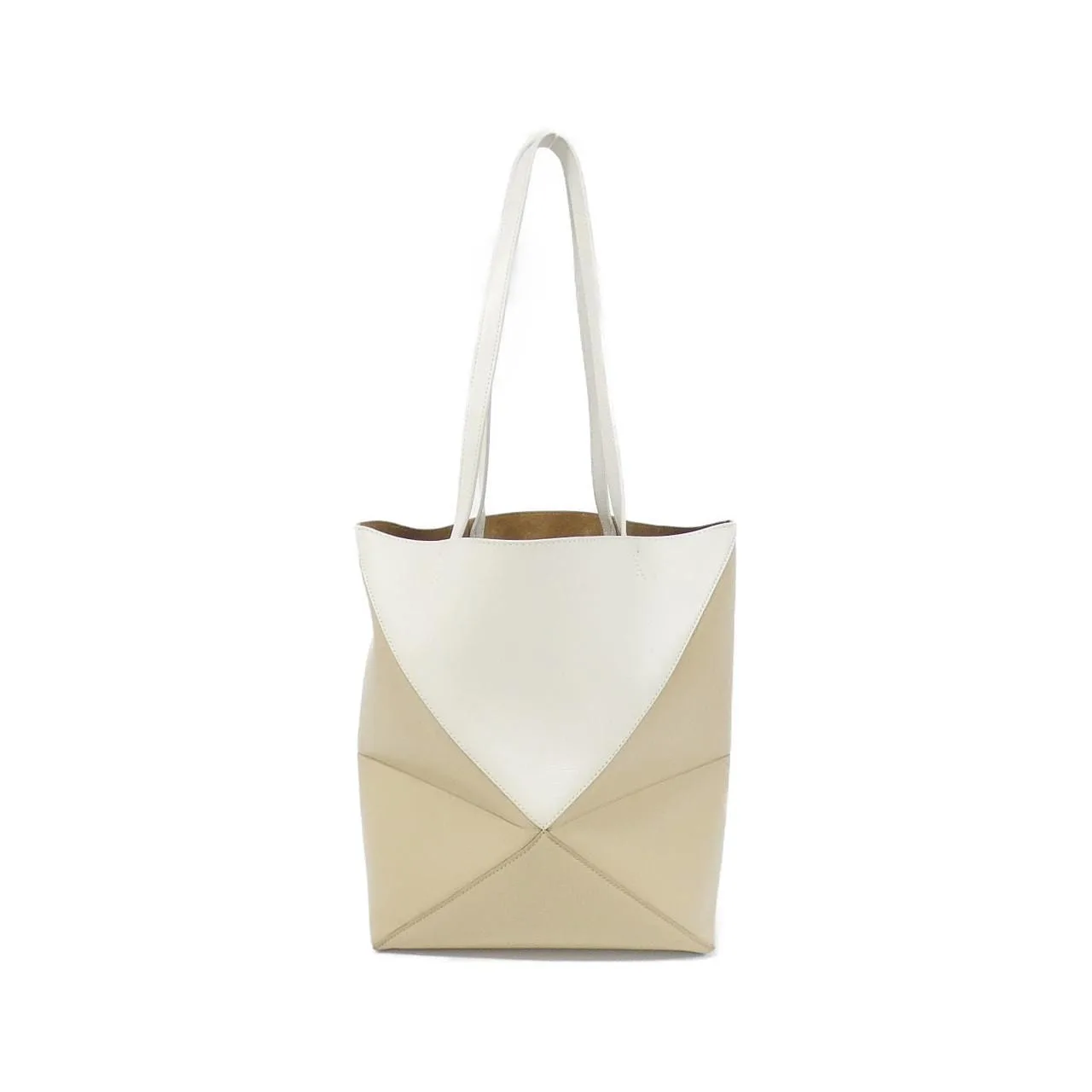 LOEWE Puzzle A779G50X18 Tote 白色 中古品A - 縮圖 2