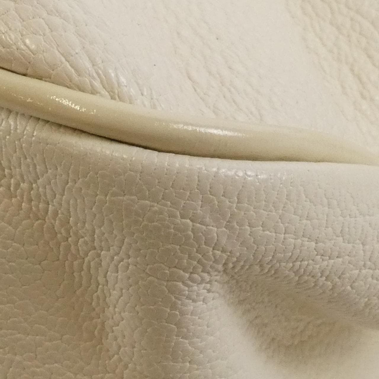 LOUIS VUITTON M91782 Shoulder Bag Leather 白色 皮革 中古品A - 縮圖 4