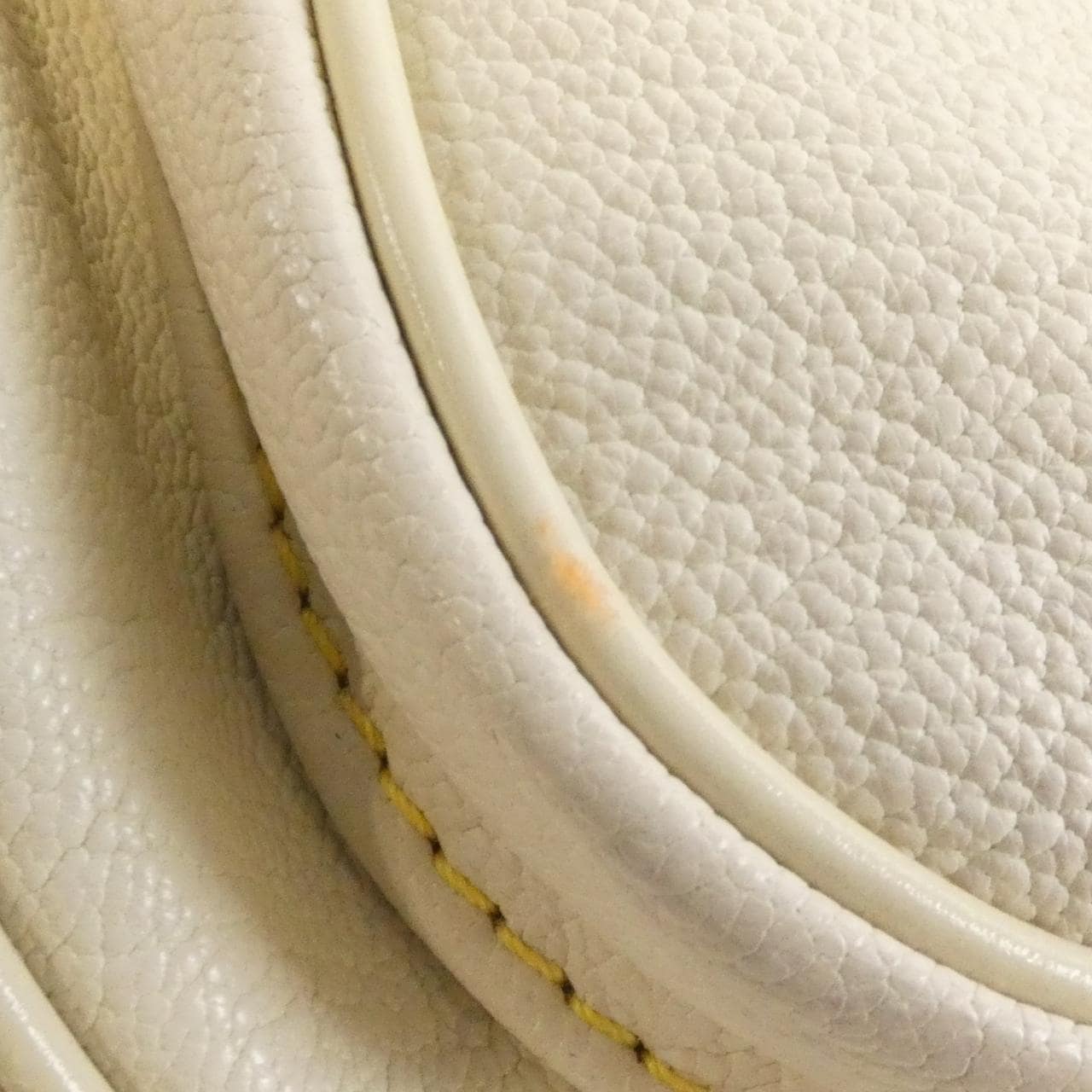 LOUIS VUITTON M91782 Shoulder Bag Leather 白色 皮革 中古品A - 縮圖 5