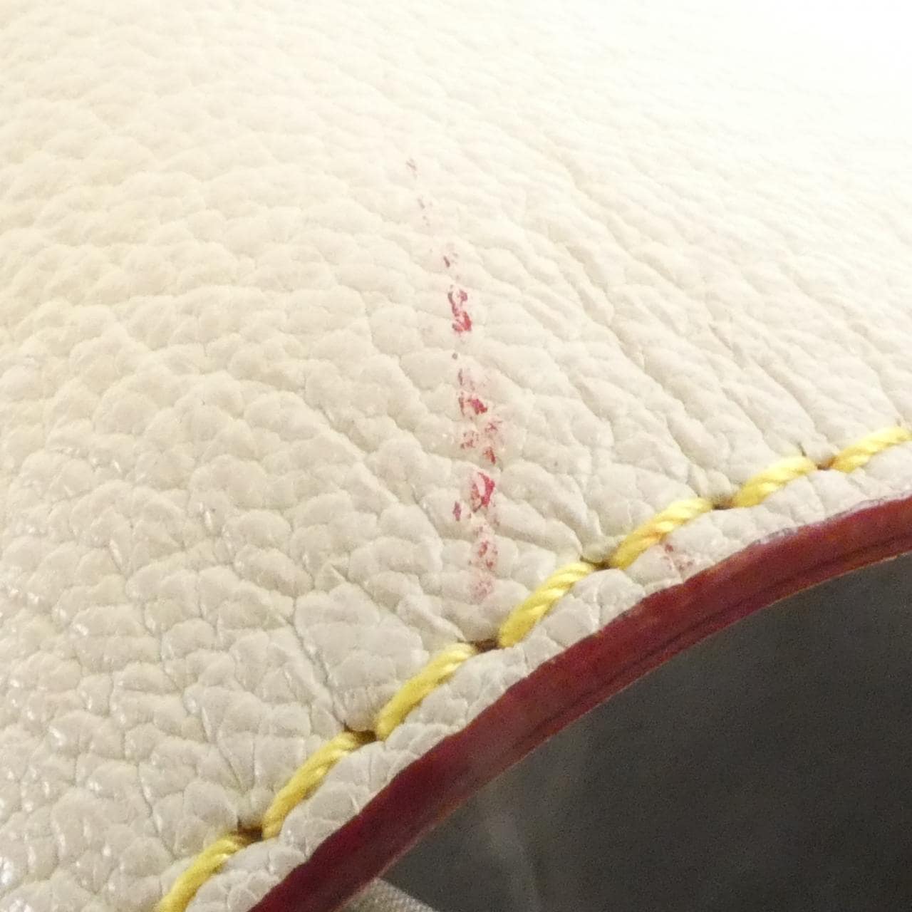 LOUIS VUITTON M91782 Shoulder Bag Leather 白色 皮革 中古品A - 縮圖 6