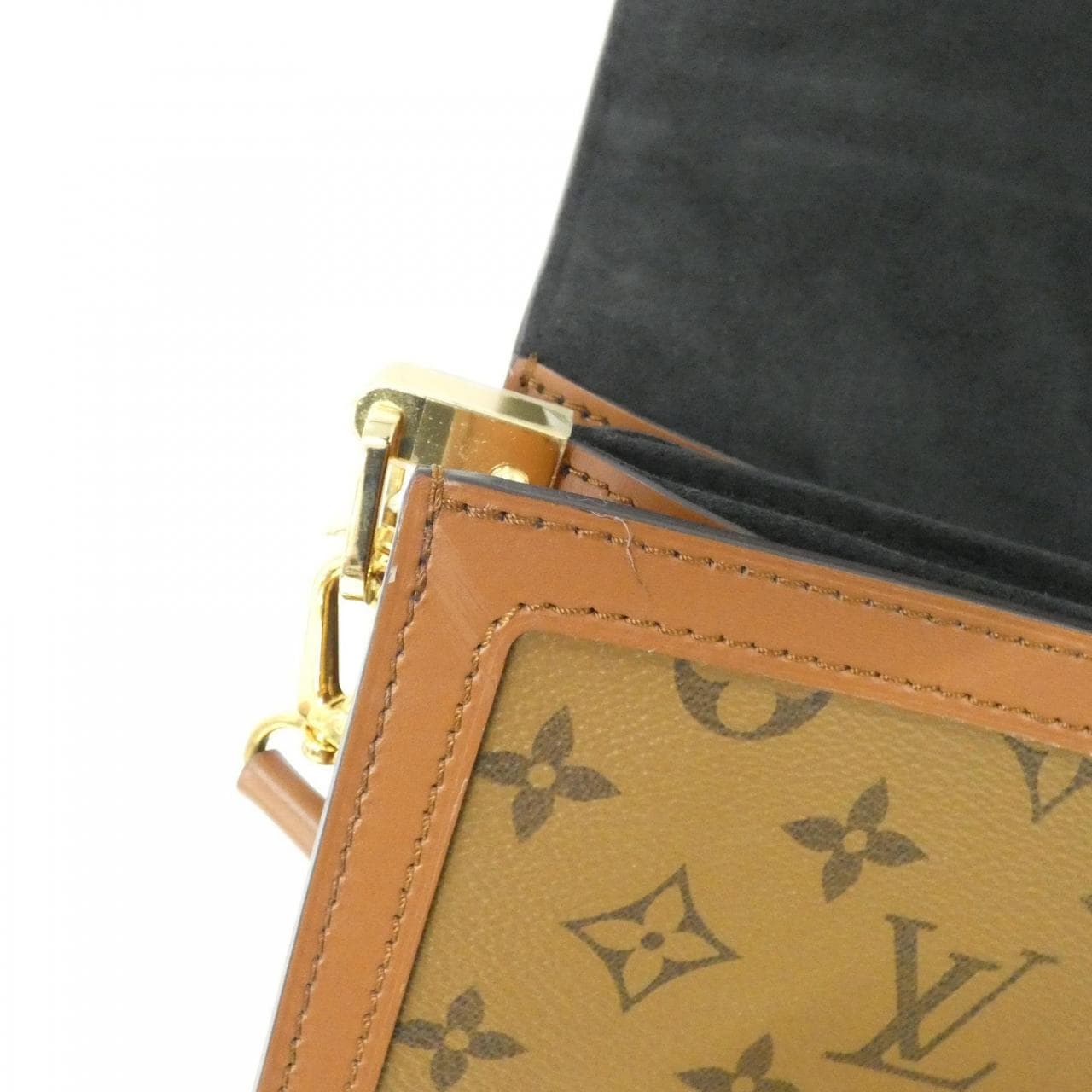 LOUIS VUITTON Dauphine M45958 Shoulder Bag Monogram Black Monogram - Thumbnail 7