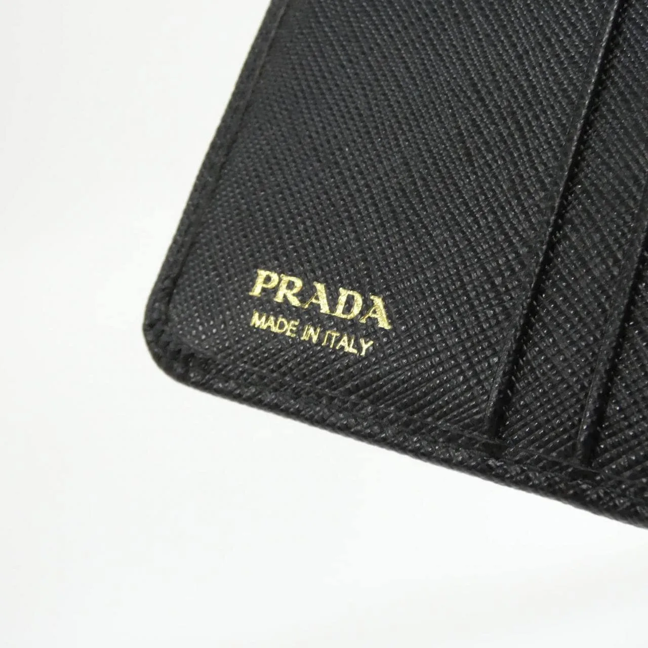PRADA 1ML018 Wallet 黑色 中古品A - 縮圖 5