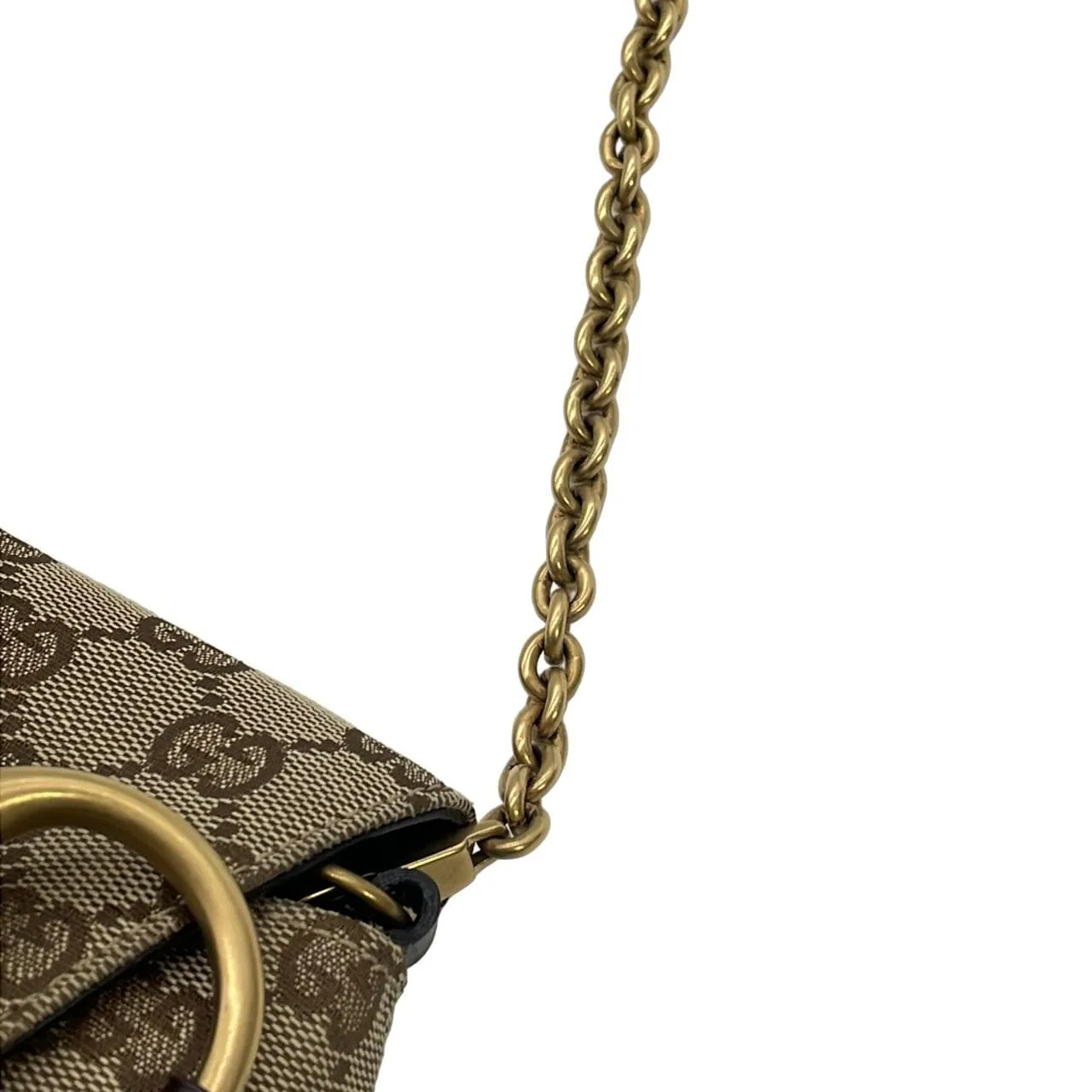 GUCCI 114923 Shoulder Canvas Beige Canvas Rank A - Thumbnail 5