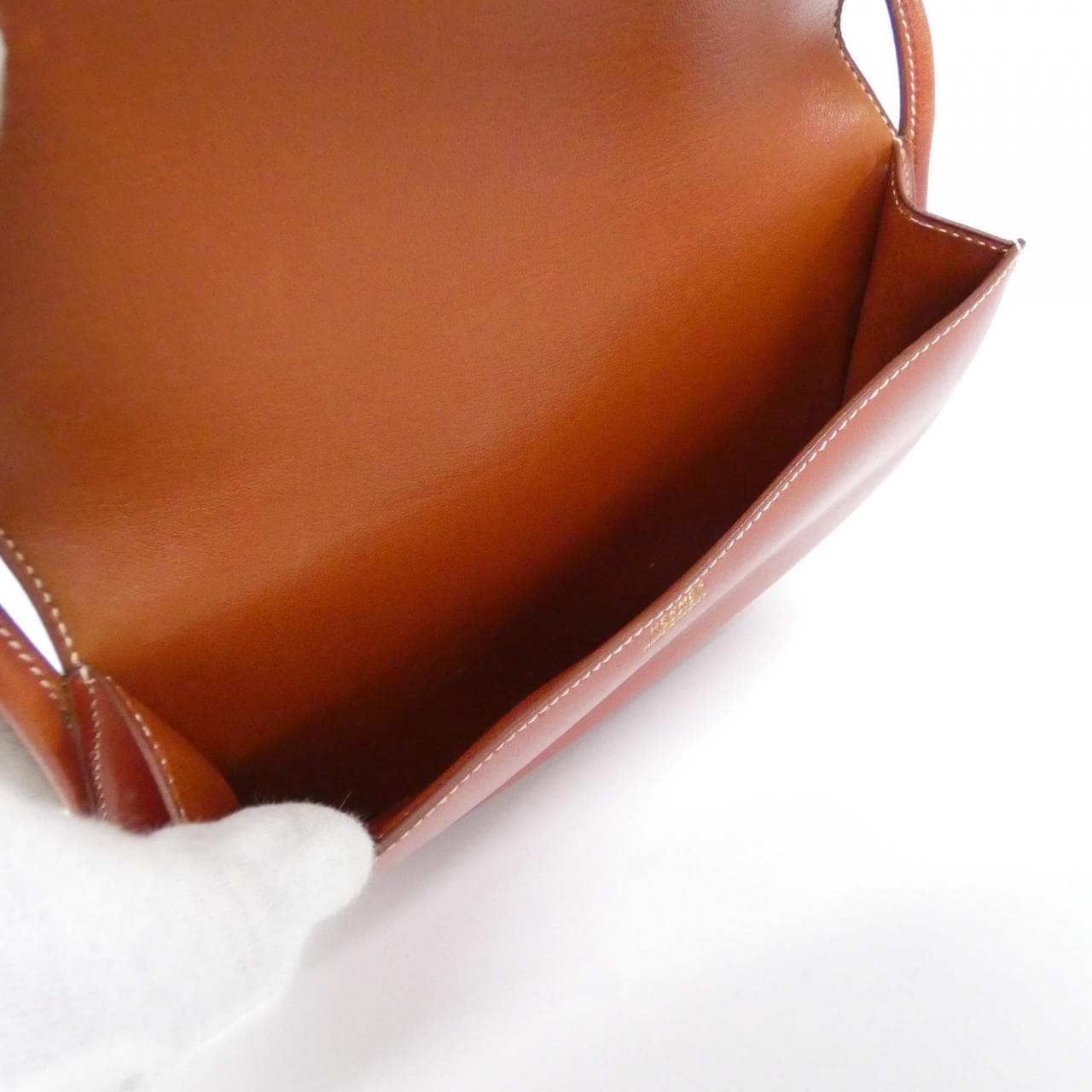 HERMES HERMÈS Shoulder Bag Box Calf 黑色 Box 皮 中古品A - 縮圖 6