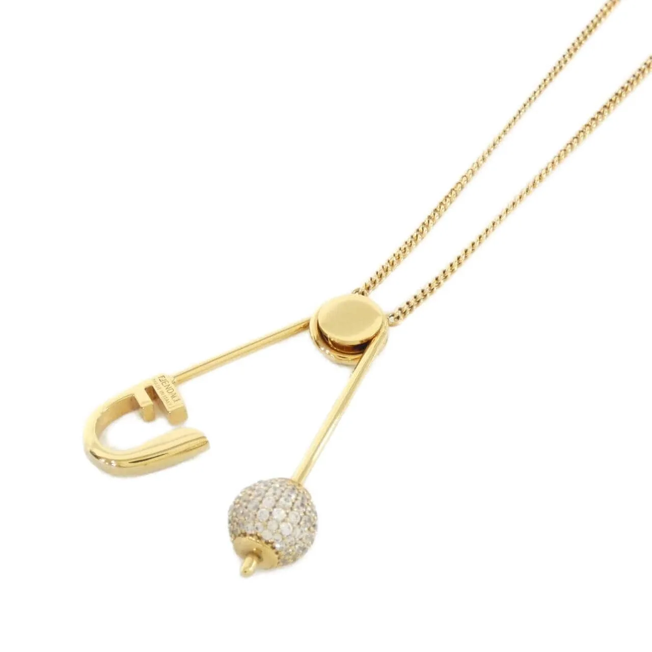 FENDI 8AH599 A44G Accessories Gold Rank A - Thumbnail 3