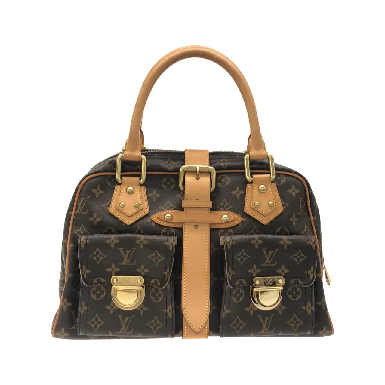LOUIS VUITTON M40025 Handbag Monogram Black