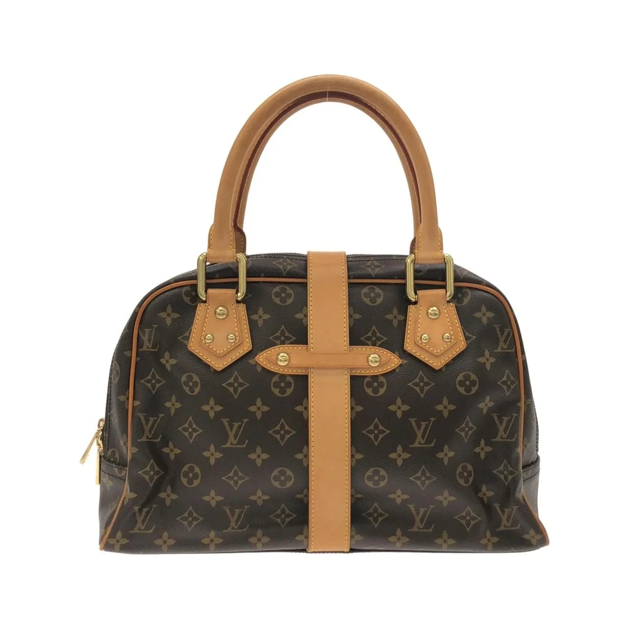 LOUIS VUITTON M40025 Handbag Monogram Black Monogram - Thumbnail 2
