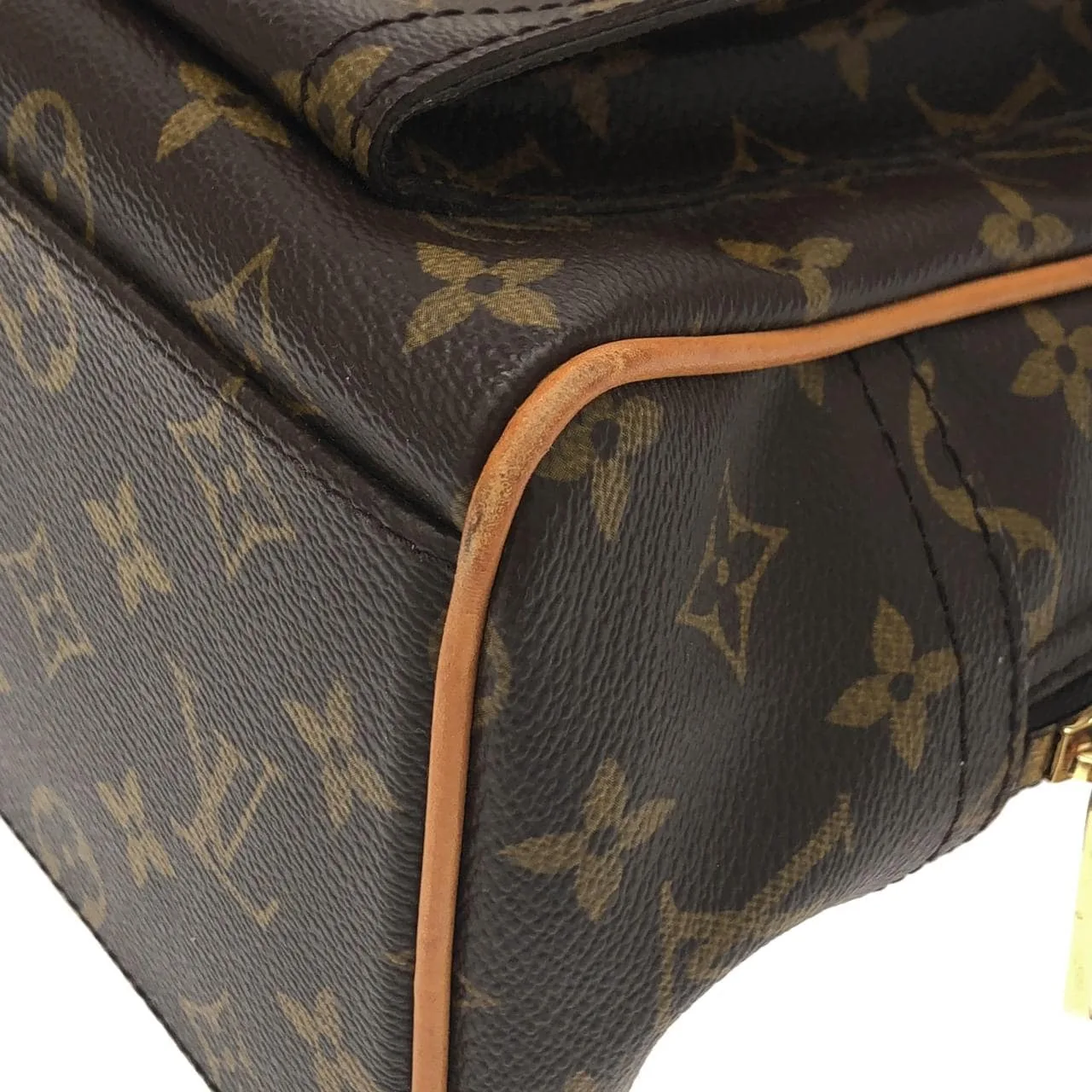 LOUIS VUITTON M40025 Handbag Monogram Black Monogram - Thumbnail 3