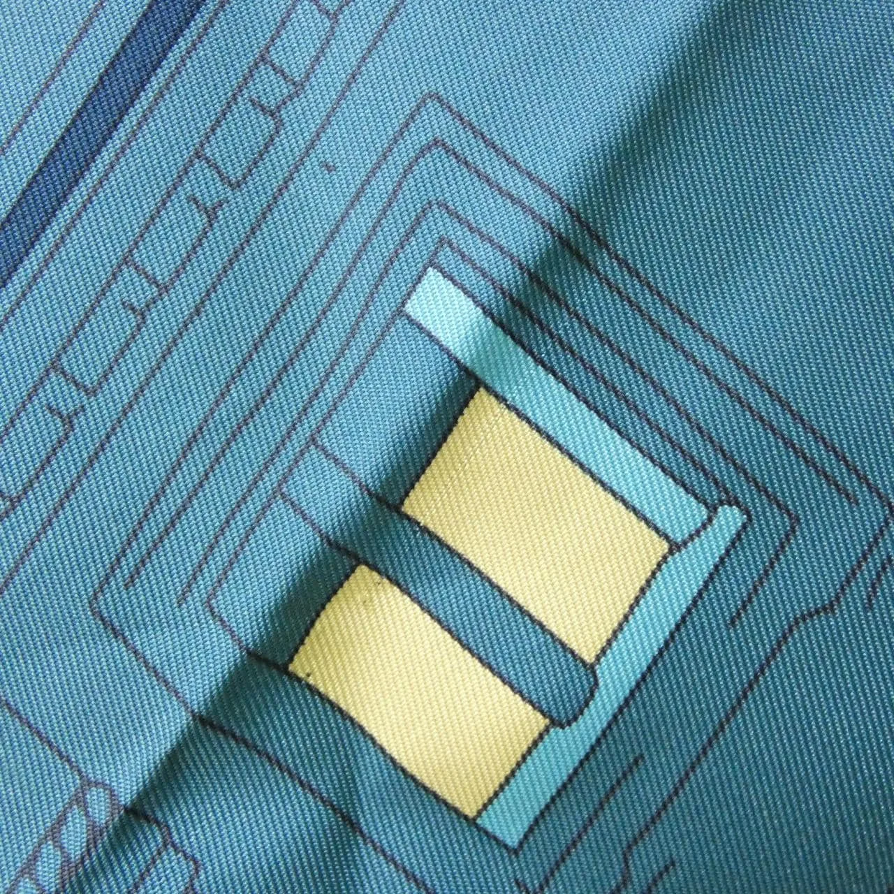 HERMES Scarf 橙色 中古品A - 縮圖 4