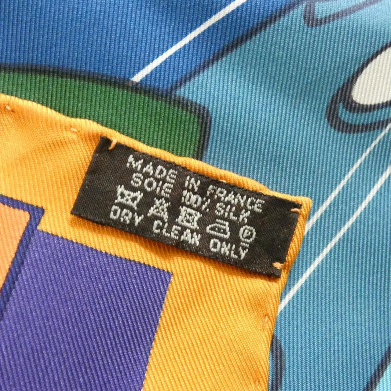 HERMES Scarf 橙色 中古品A - 縮圖 6