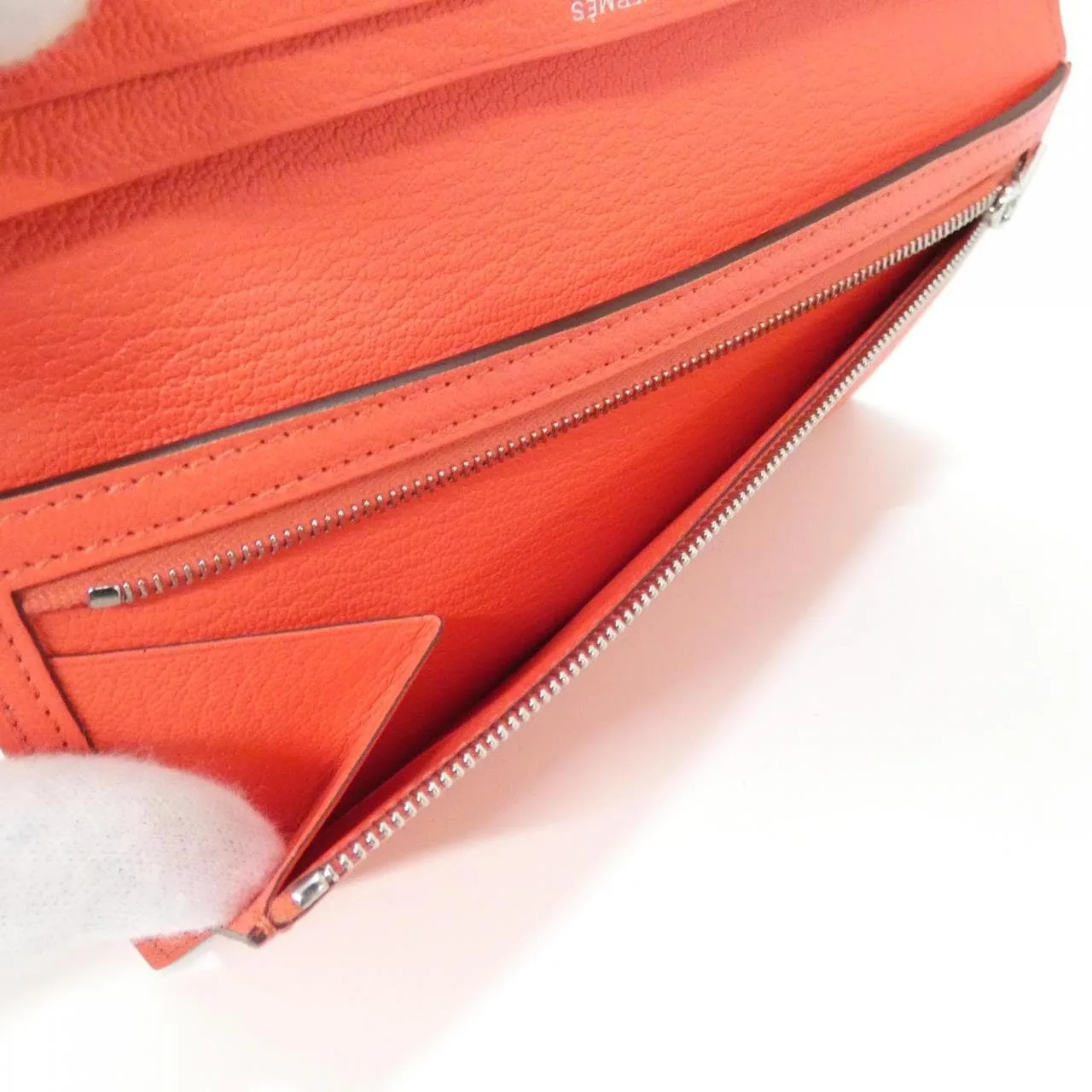 HERMES 039078CK Wallet 黑色 中古品A - 縮圖 5