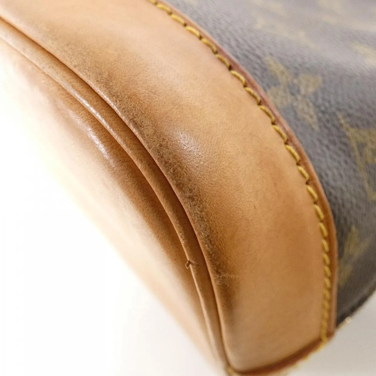 LOUIS VUITTON Alma M51130 Handbag Monogram 黑色 Monogram 中古品B - 縮圖 2