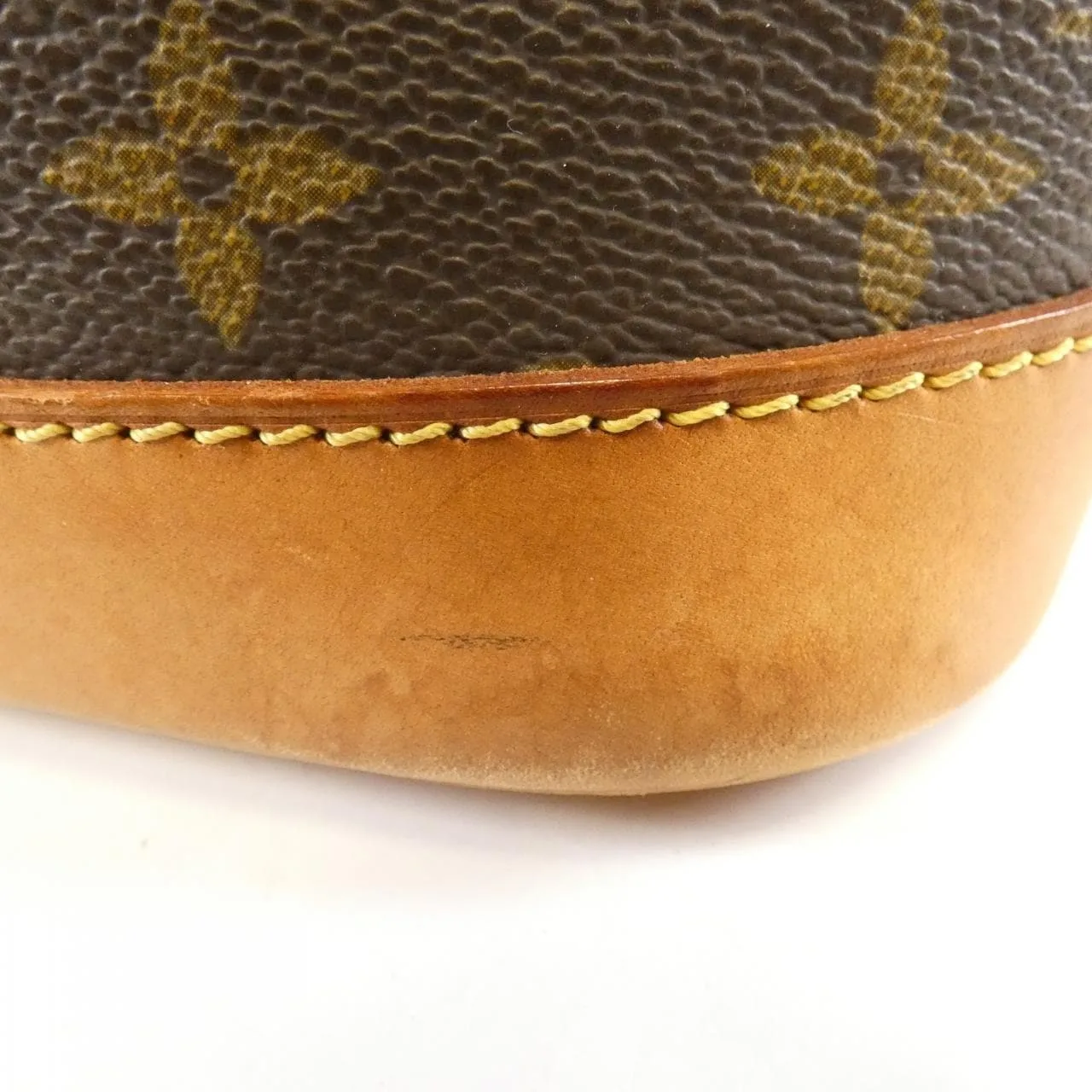 LOUIS VUITTON Alma M51130 Handbag Monogram 黑色 Monogram 中古品B - 縮圖 4