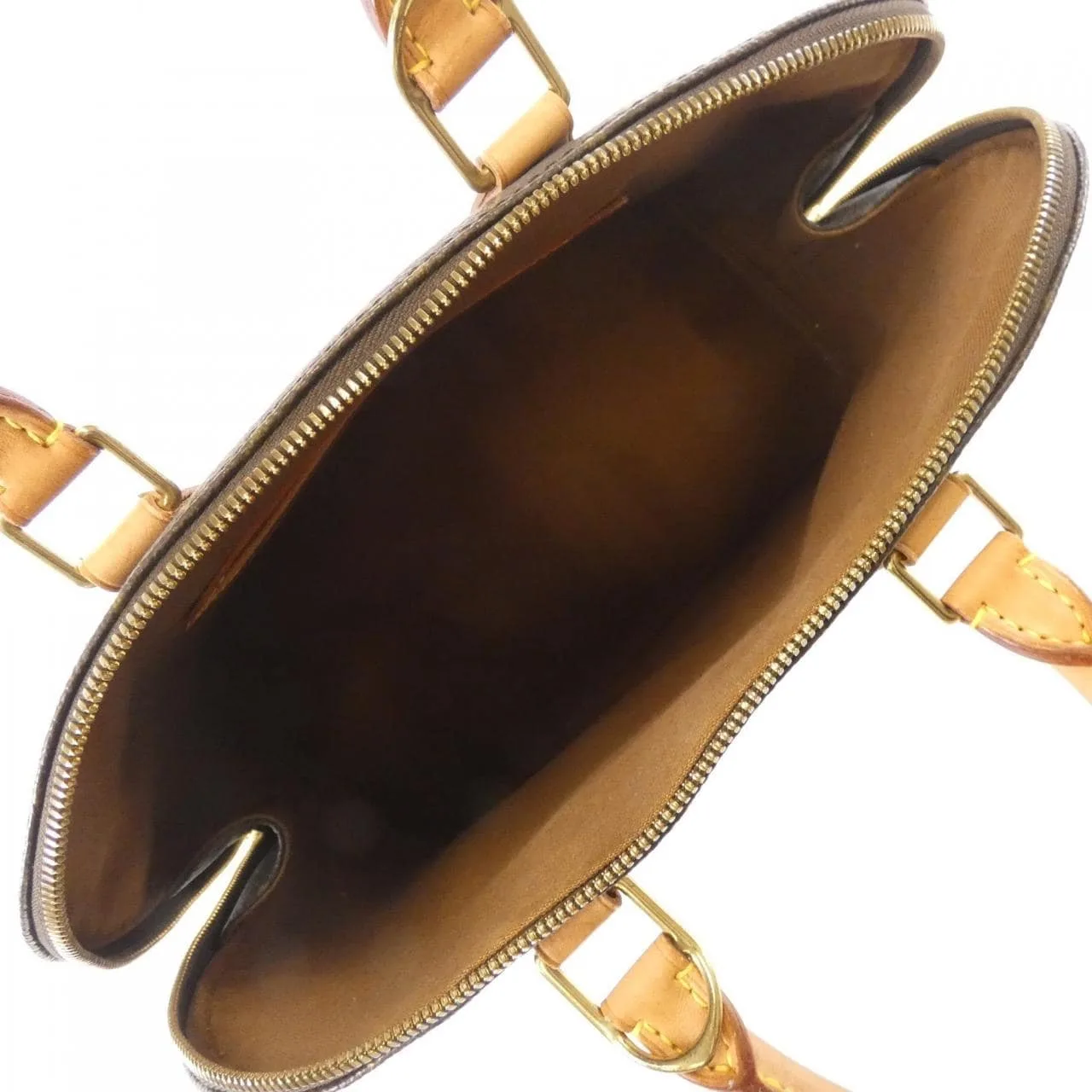 LOUIS VUITTON Alma M51130 Handbag Monogram 黑色 Monogram 中古品B - 縮圖 9