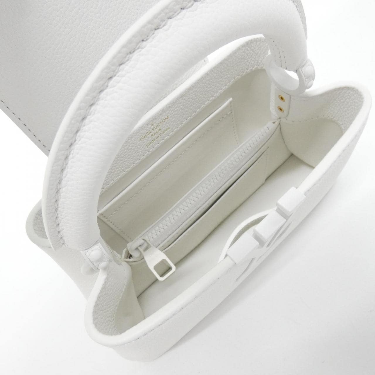 LOUIS VUITTON Capucines M23956 Bag 白色 中古品A - 縮圖 6