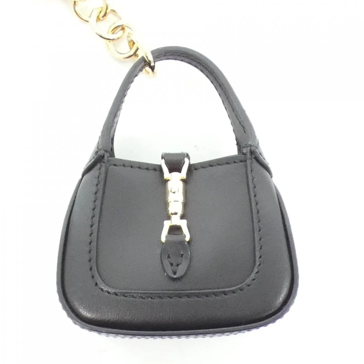 GUCCI 768285 AACXV Key Case Leather 黑色 皮革 中古品A - 縮圖 2