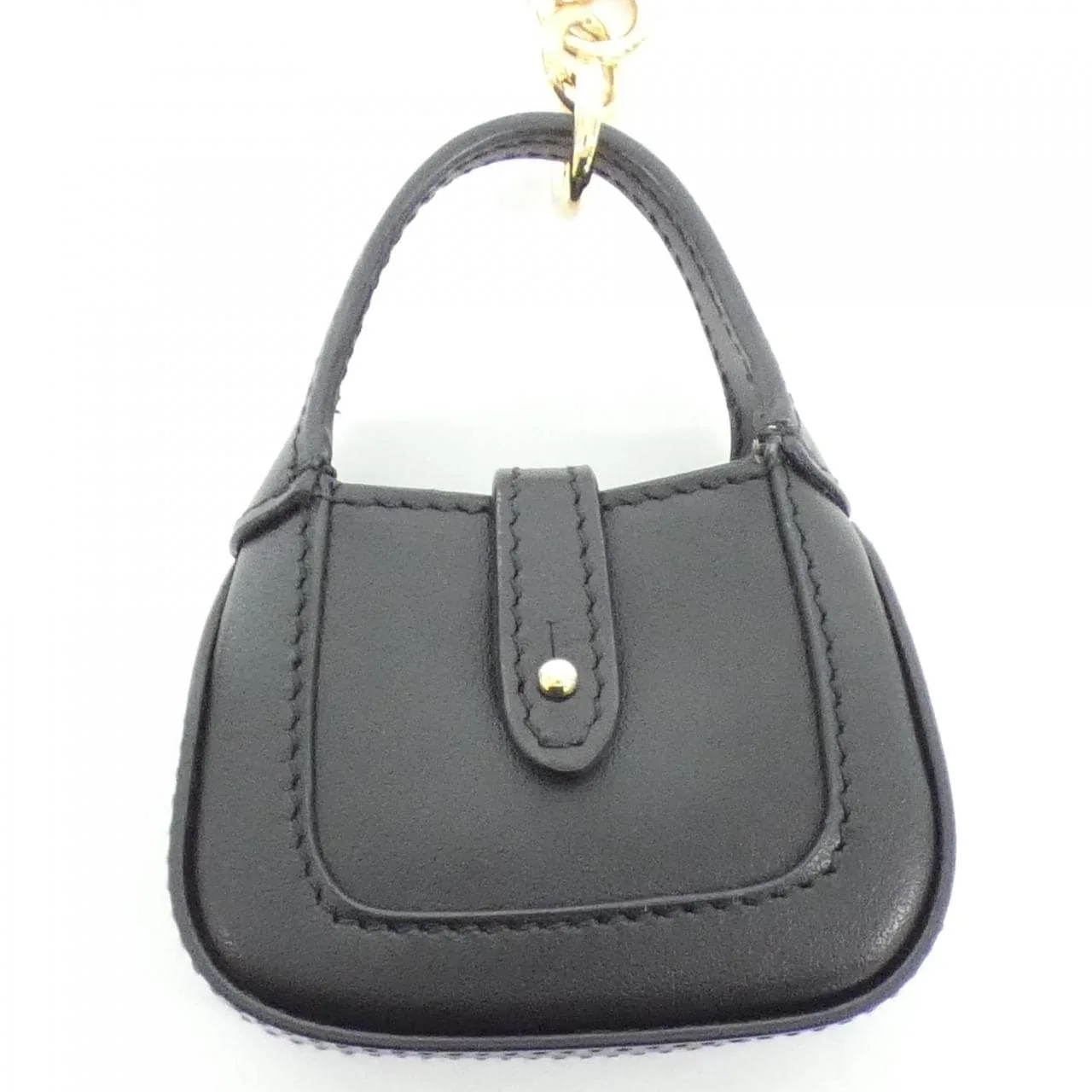 GUCCI 768285 AACXV Key Case Leather 黑色 皮革 中古品A - 縮圖 3