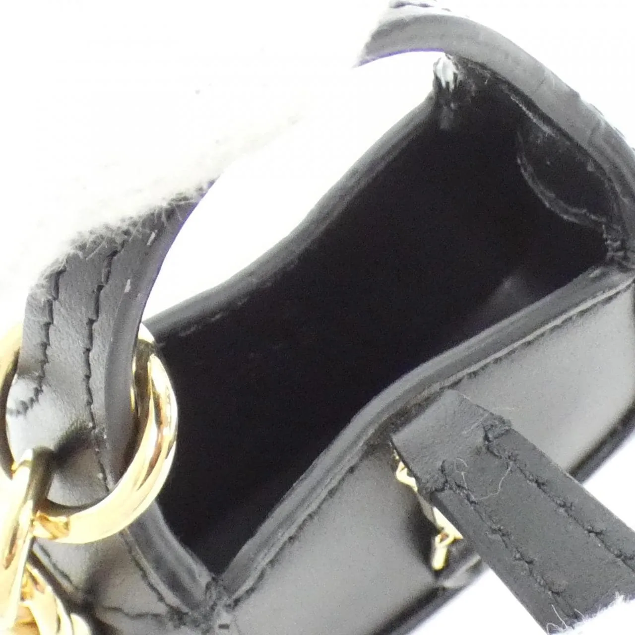 GUCCI 768285 AACXV Key Case Leather 黑色 皮革 中古品A - 縮圖 10