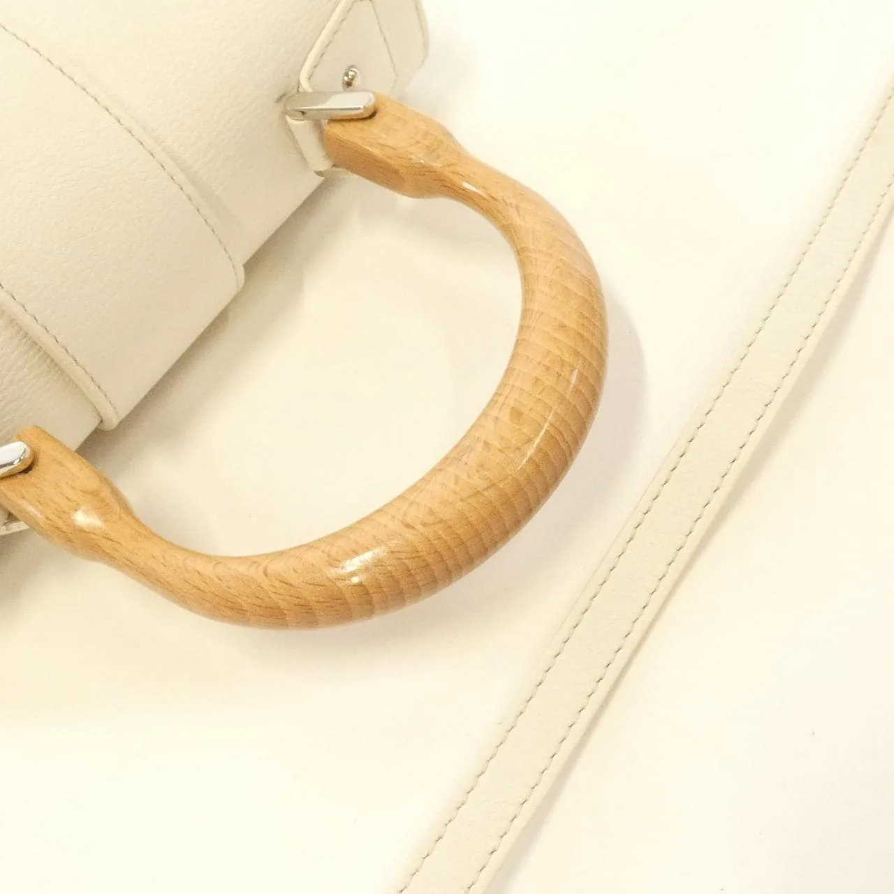 GOYARD Saigon Handbag Canvas 黑色 帆布 中古品A - 縮圖 5