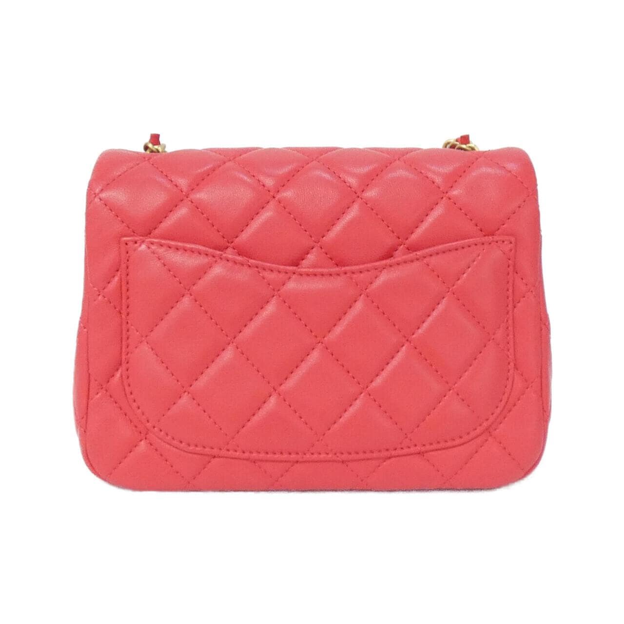 CHANEL Chanel 19 AS1786 Shoulder Lambskin Red Lambskin - Thumbnail 2