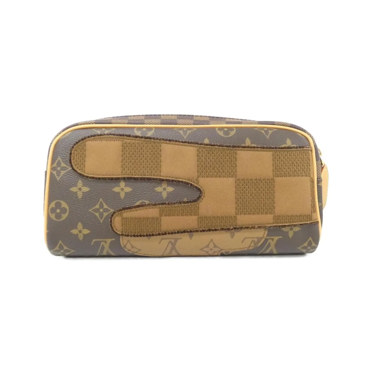 LOUIS VUITTON M26114 Pouch Monogram 黑色 Monogram 中古品A - 縮圖 2