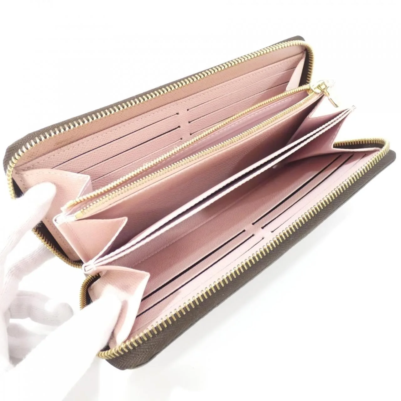 LOUIS VUITTON N60046 Wallet Damier Ebene Damier Rank A - Thumbnail 7