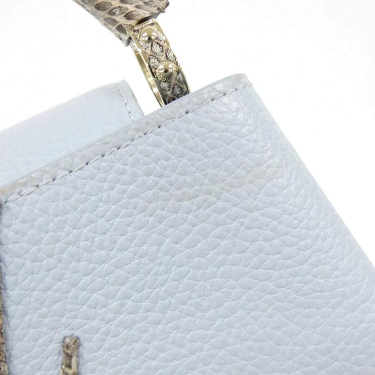 LOUIS VUITTON Capucines M55920 Handbag 藍色 中古品A - 縮圖 4